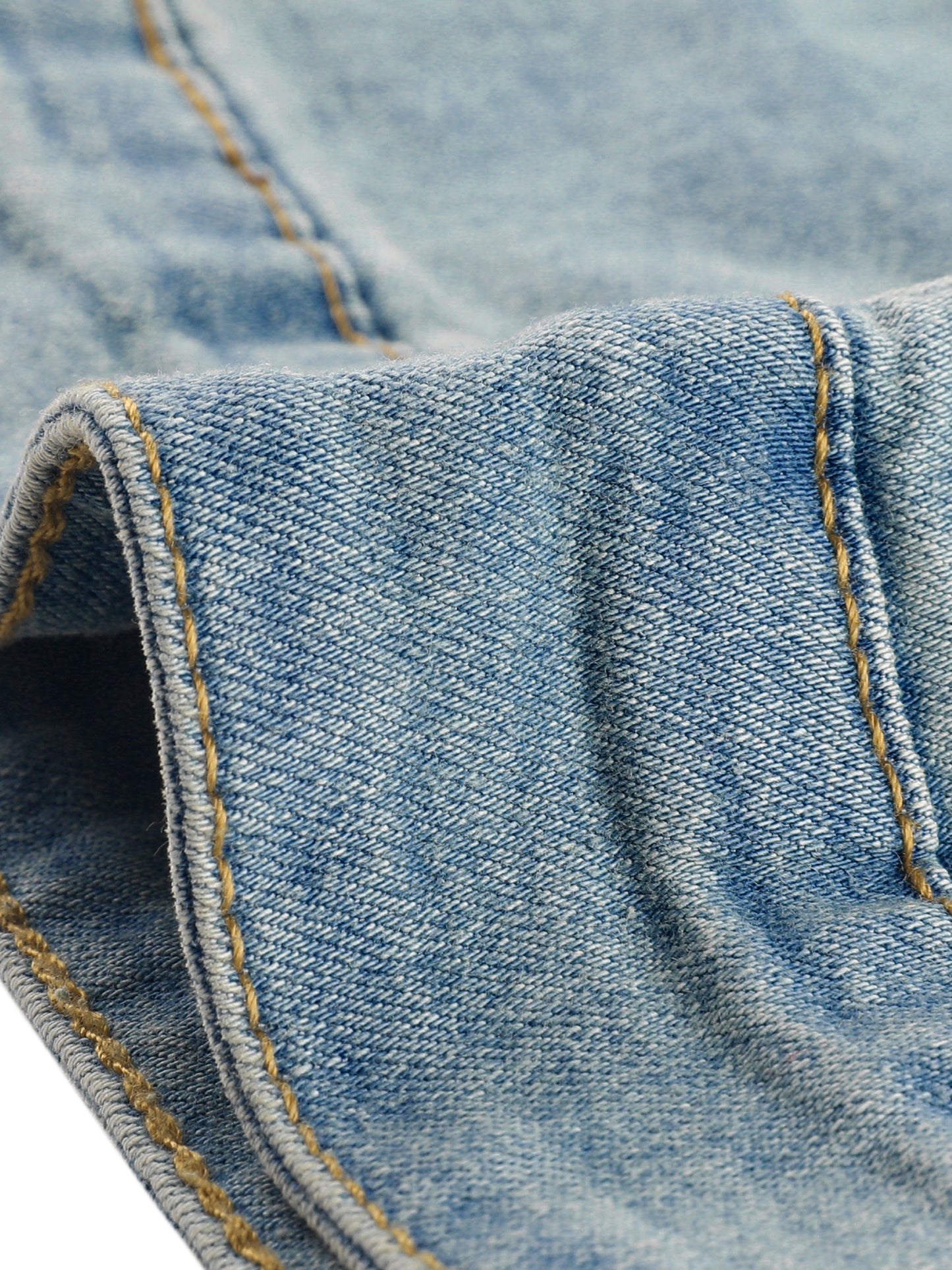 Women's Plus Size Jean Jacket Stitching Button Front Washed Denim Jacket
