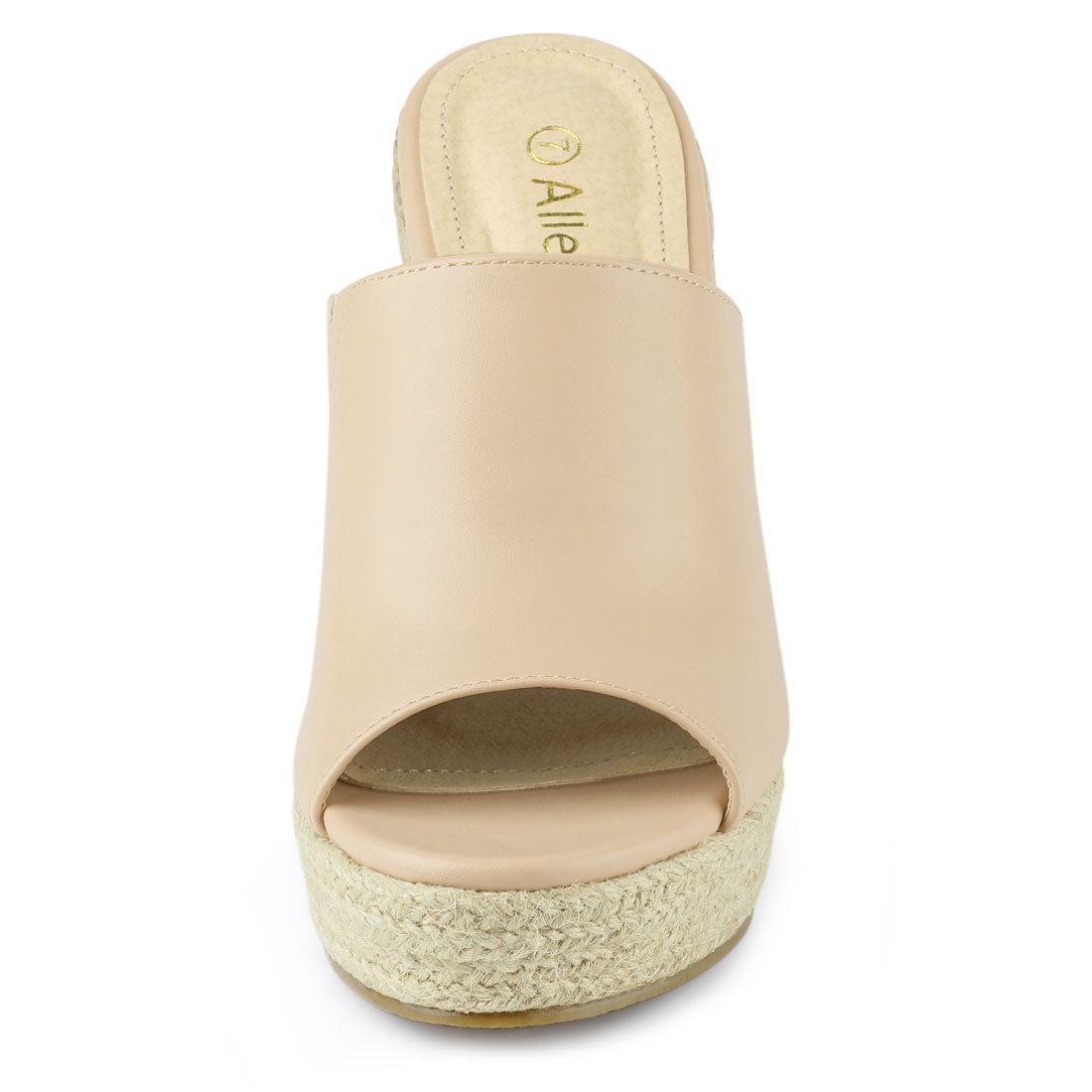 Sandalias de plataforma sin cordones para mujer, alpargatas, cuñas, chanclas y mules