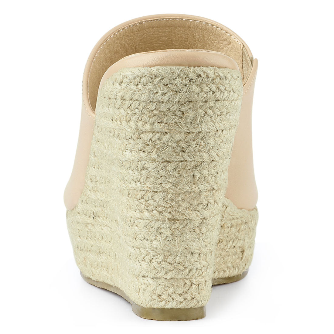 Sandalias de plataforma sin cordones para mujer, alpargatas, cuñas, chanclas y mules