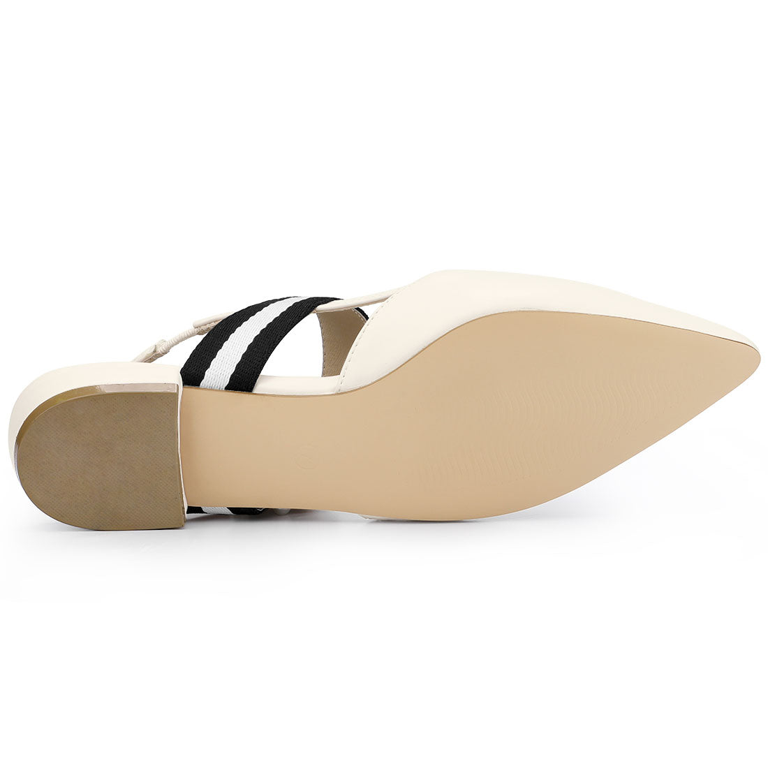 Women's Pointed Toe Slingback Flat Mules