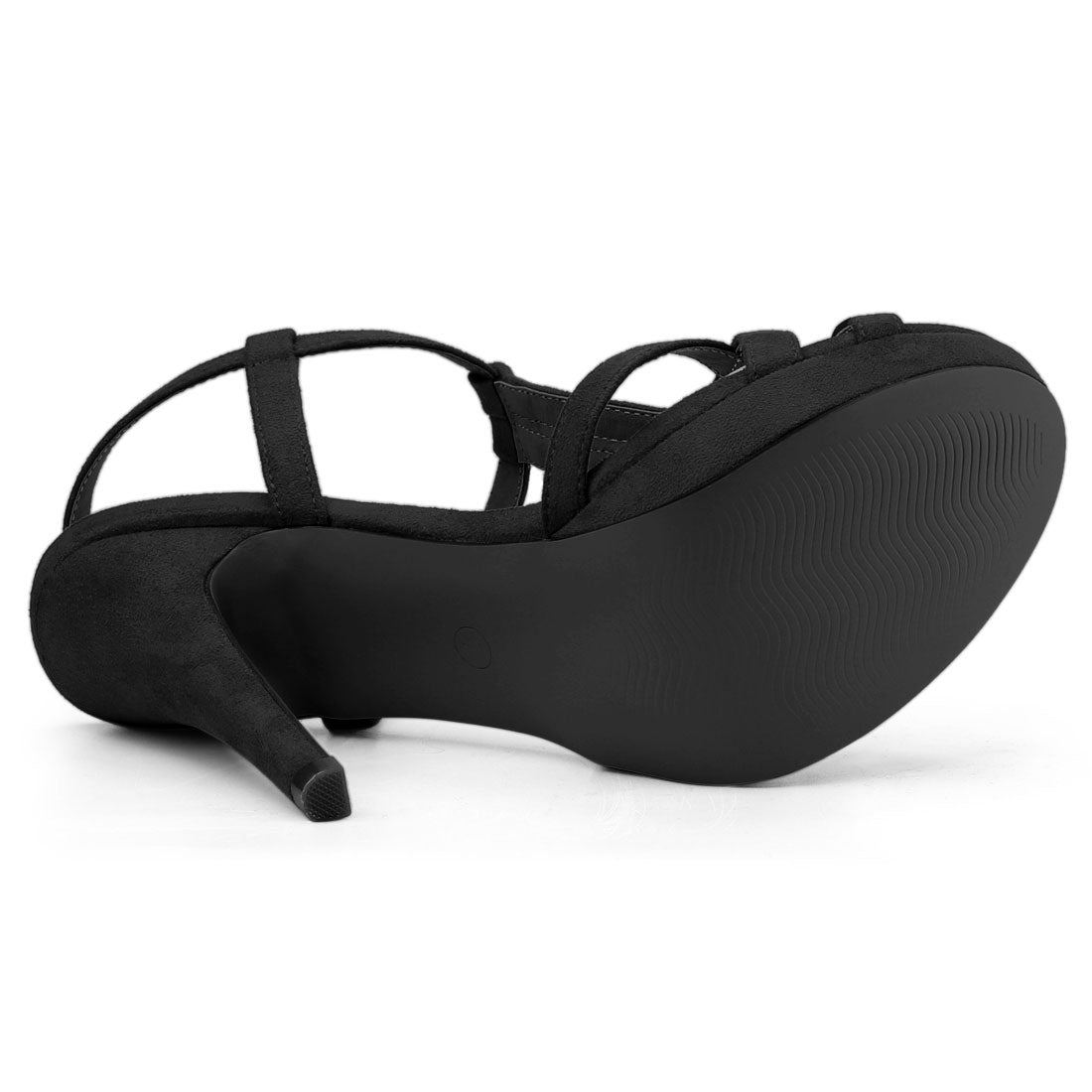 Women's T Strap Slingback Platform Stiletto Heel Sandals