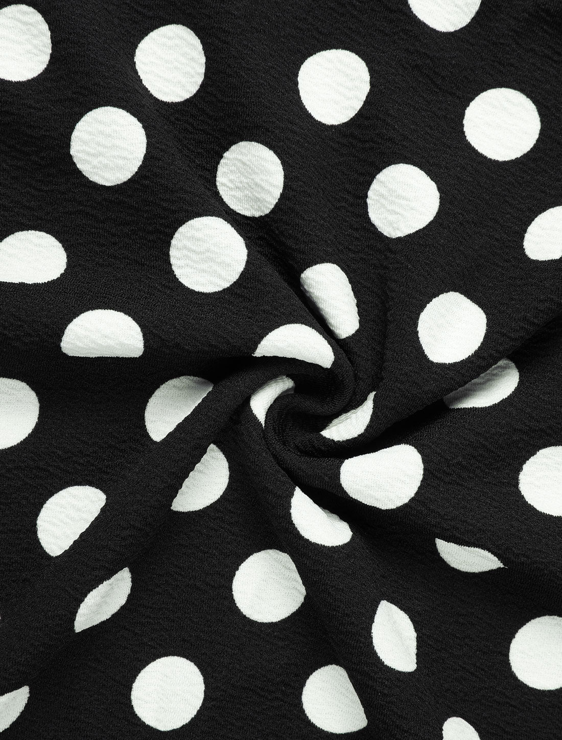 Women's Plus Size Short Sleeve Polka Dots Peplum Top