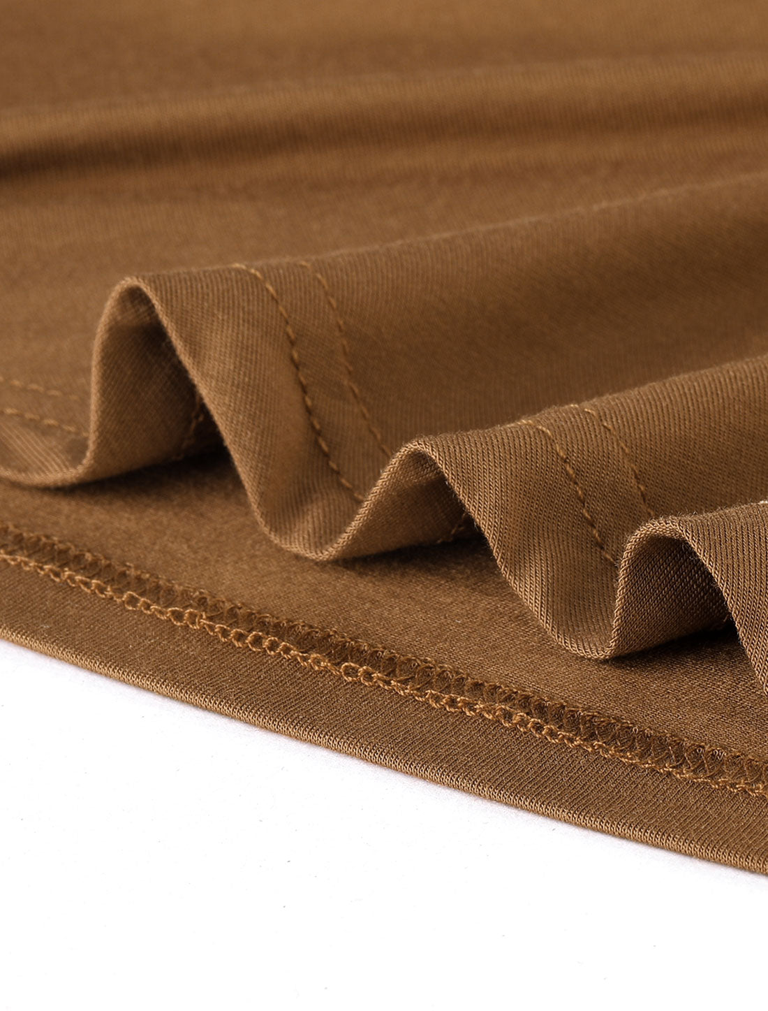 Top asimétrico fruncido con cuello redondo y media manga para mujer