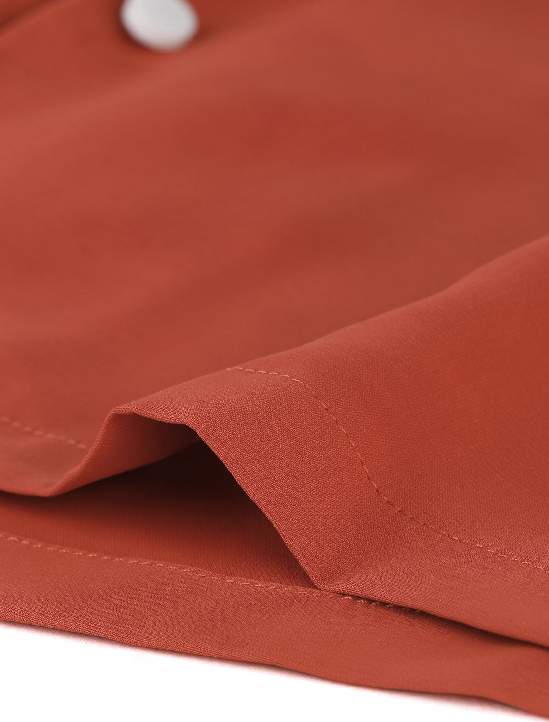 Women's Solid Color Button Down Notch Lapel Collar Shirt Top