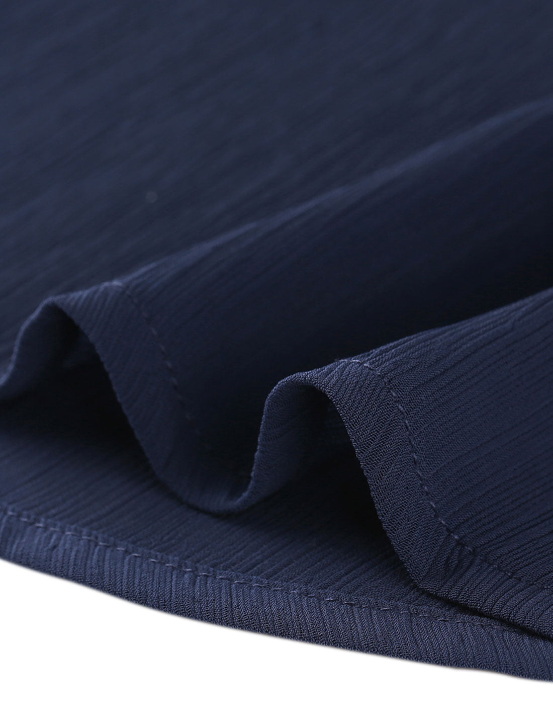 Blusa semitransparente de gasa con cuello anudado y manga larga para mujer