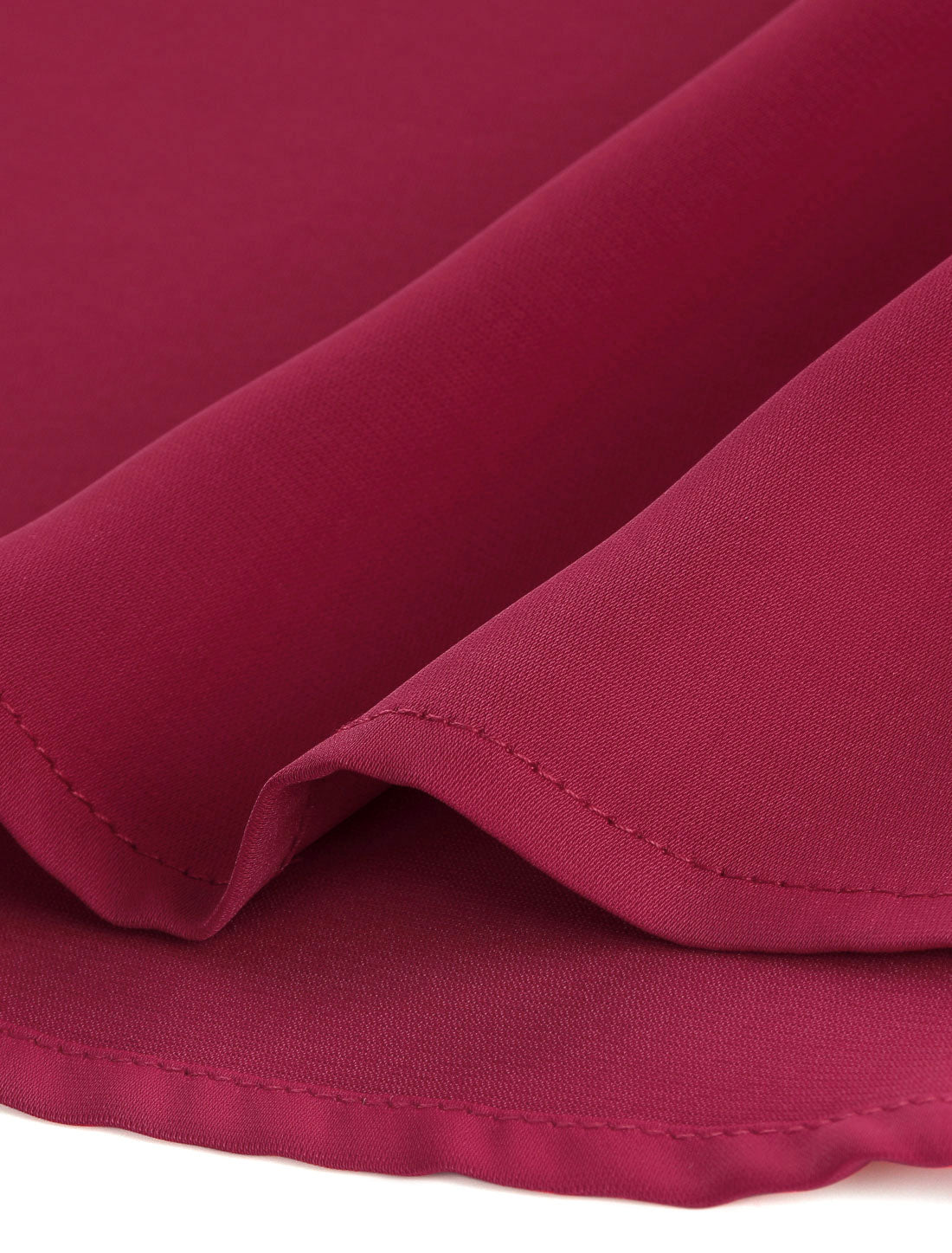 Blusa de oficina con peplum para mujer, manga larga, cuello redondo y cintura con cinturón