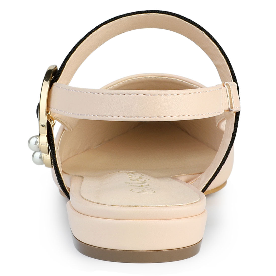 Women's Pointed Toe Slingback Flat Mules