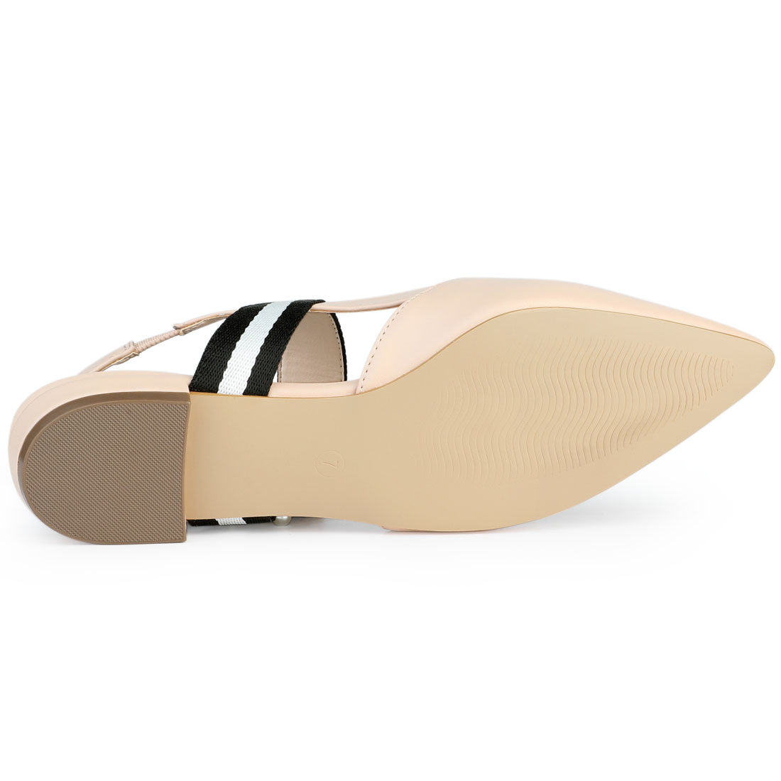 Women's Pointed Toe Slingback Flat Mules