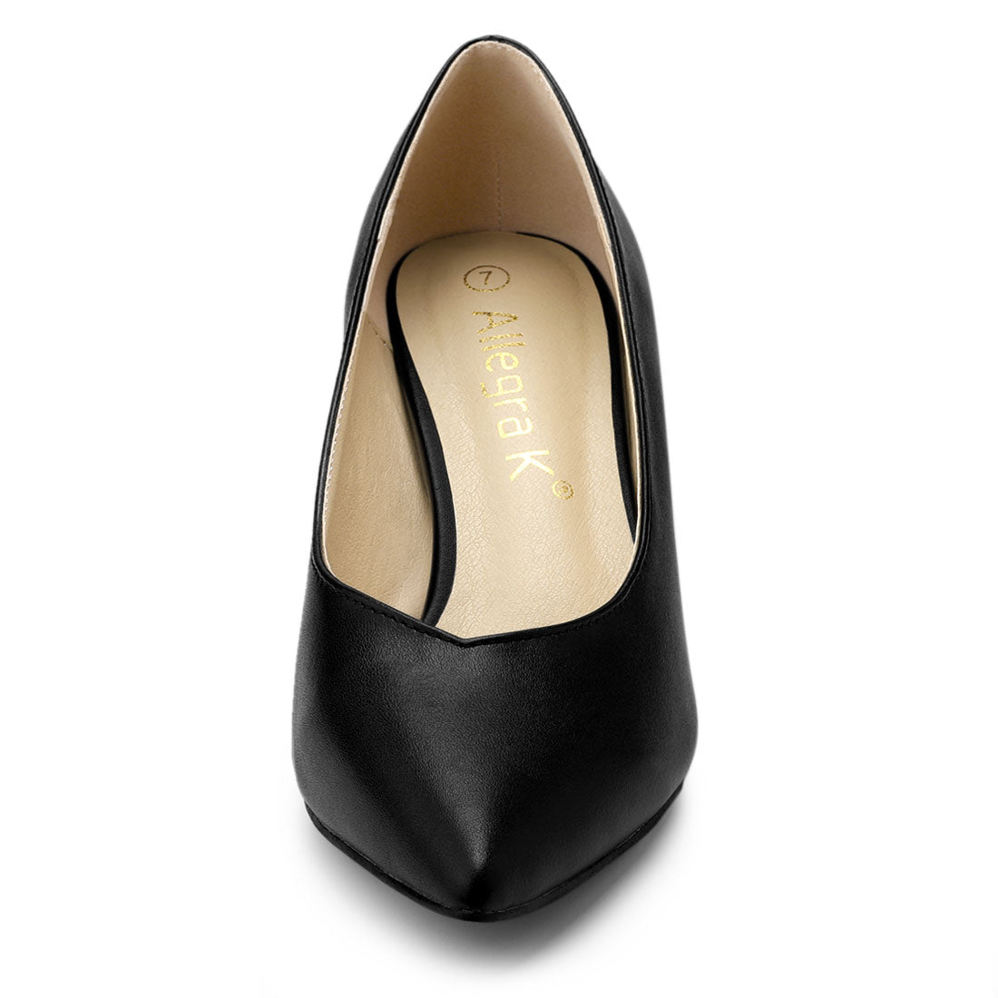 Women's Pointed Toe Low Kitten Heel Pumps