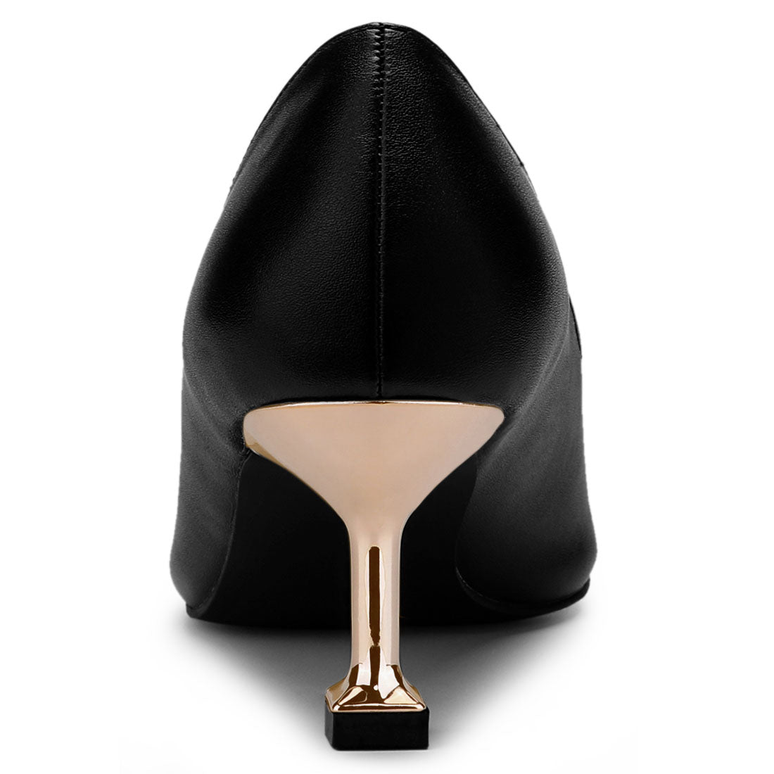 Women's Pointed Toe Low Kitten Heel Pumps