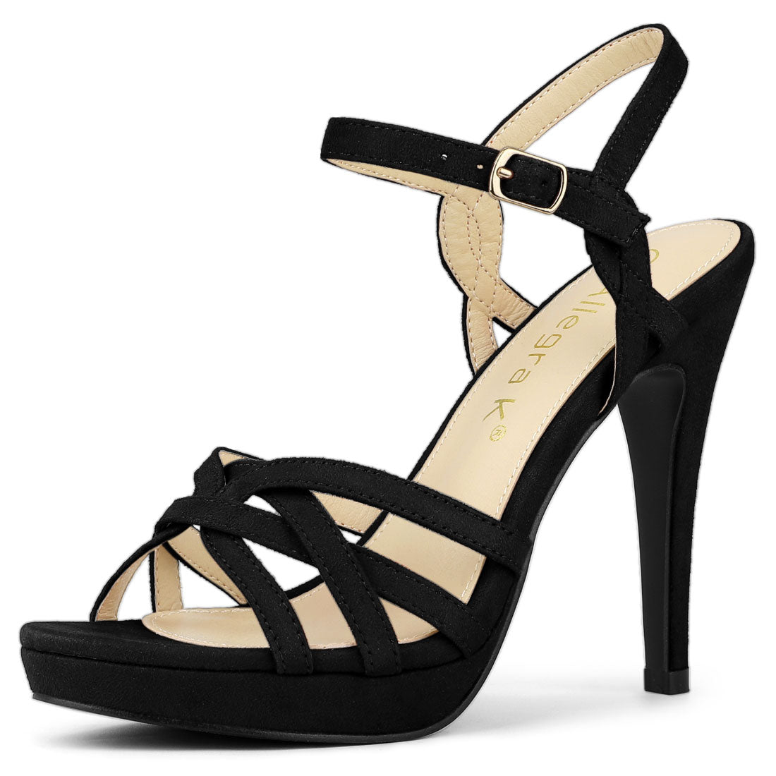 Women's Strappy Platform Stiletto Heel Sandals