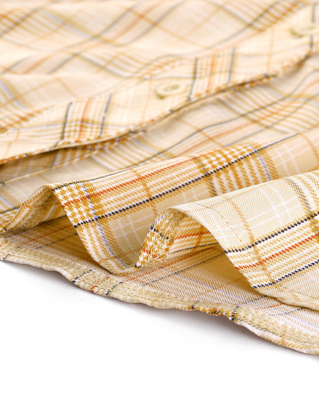 Women's Plaid Shirt Button Up V Neck Long Sleeve Top