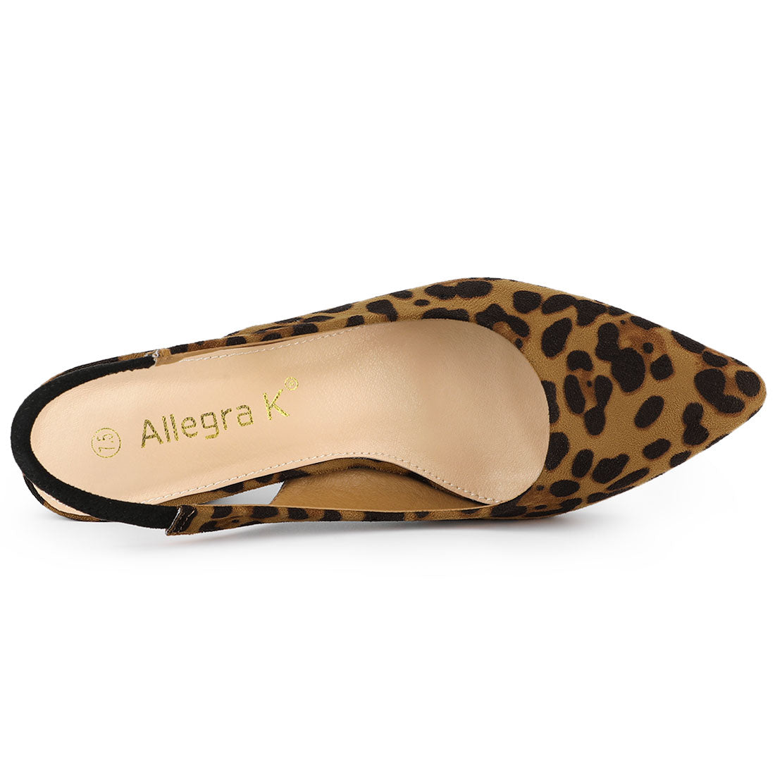 Zapatos de tacón de bloque con punta puntiaguda para mujer