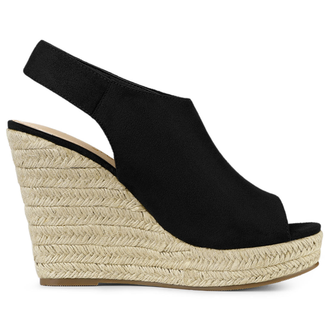 Women's Espadrille Platform Heeled Wedges Sandals