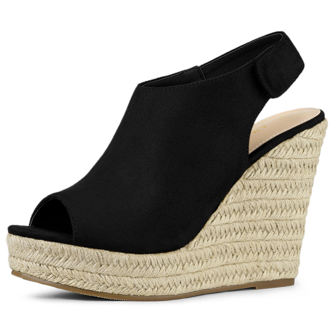 Women's Espadrille Platform Heeled Wedges Sandals