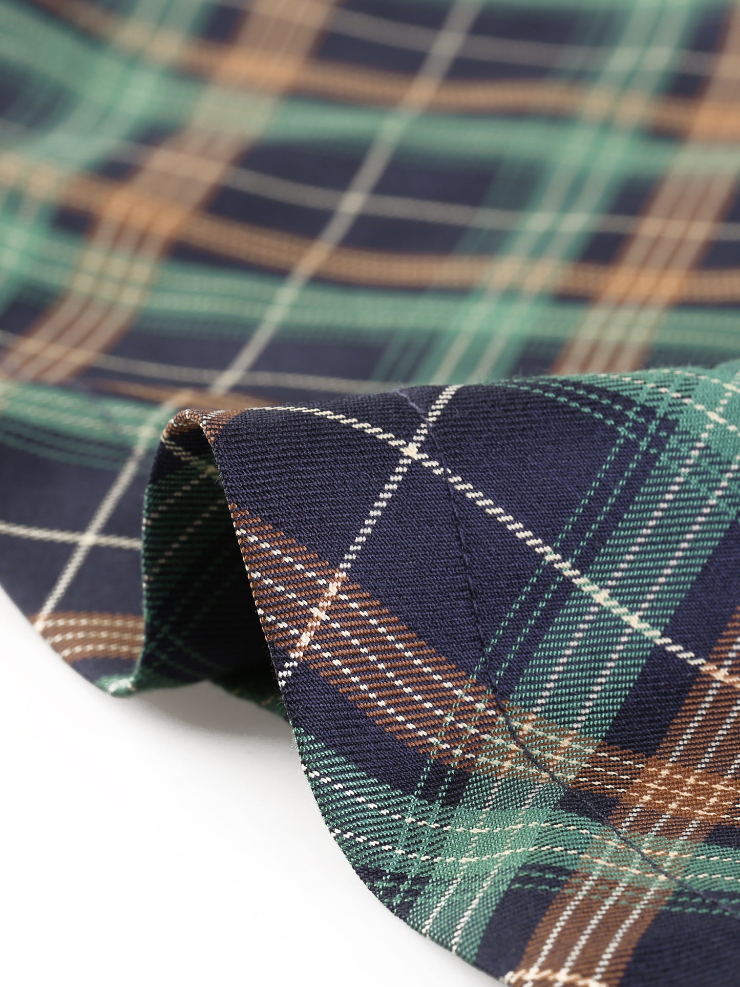 Women's Tartan Plaid High Waist Belted Vintage A-Line Midi Skirt (Available in Plus Size)