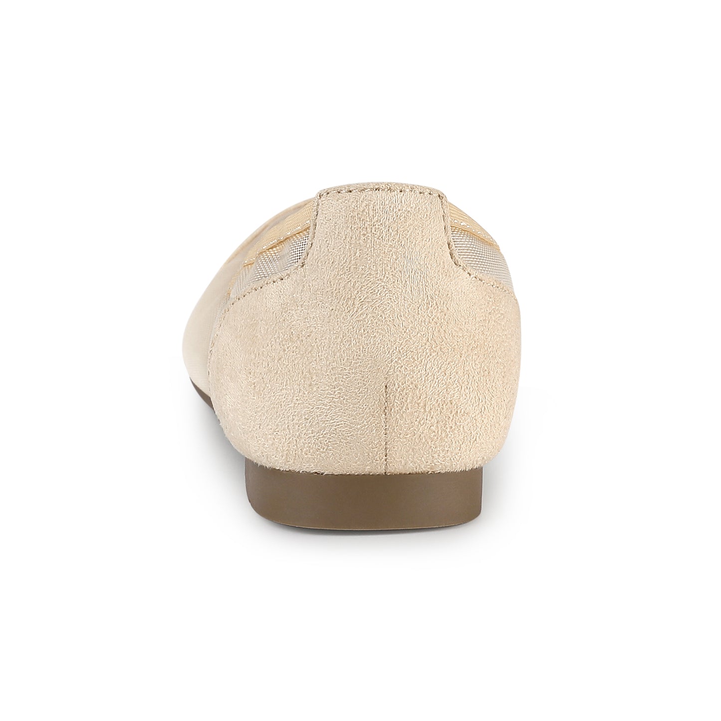 Zapatos planos de malla con punta puntiaguda para mujer