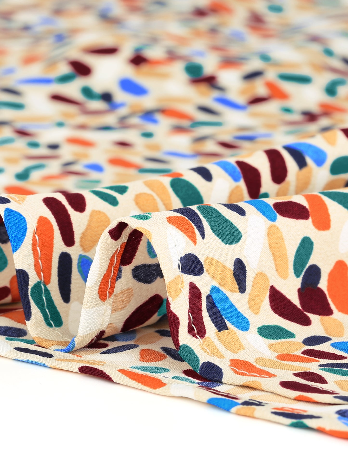 Women's Puff Long Sleeve Round Neck Puffy Chiffon Blouse Top