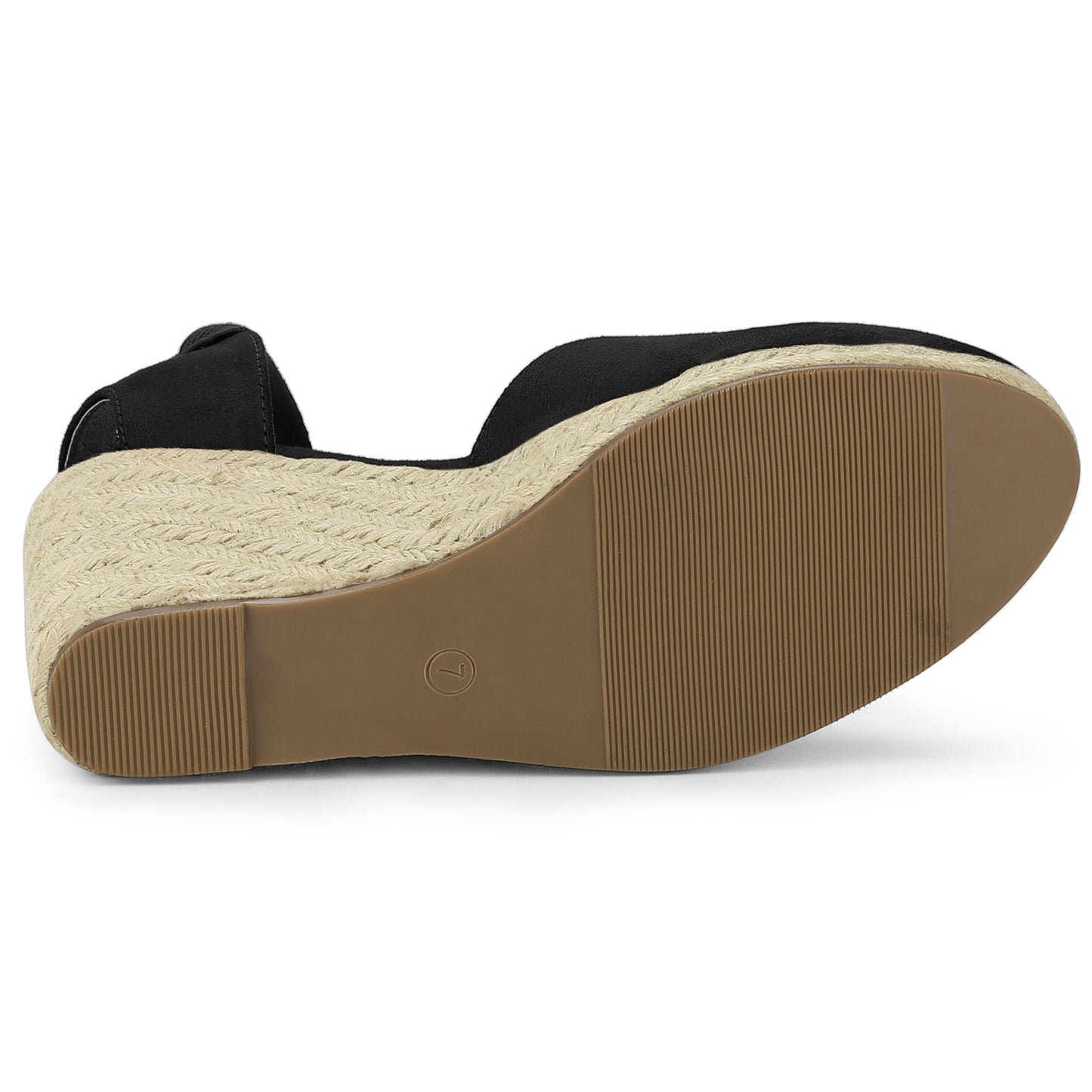 Sandalias de plataforma con cuña y cordones para mujer