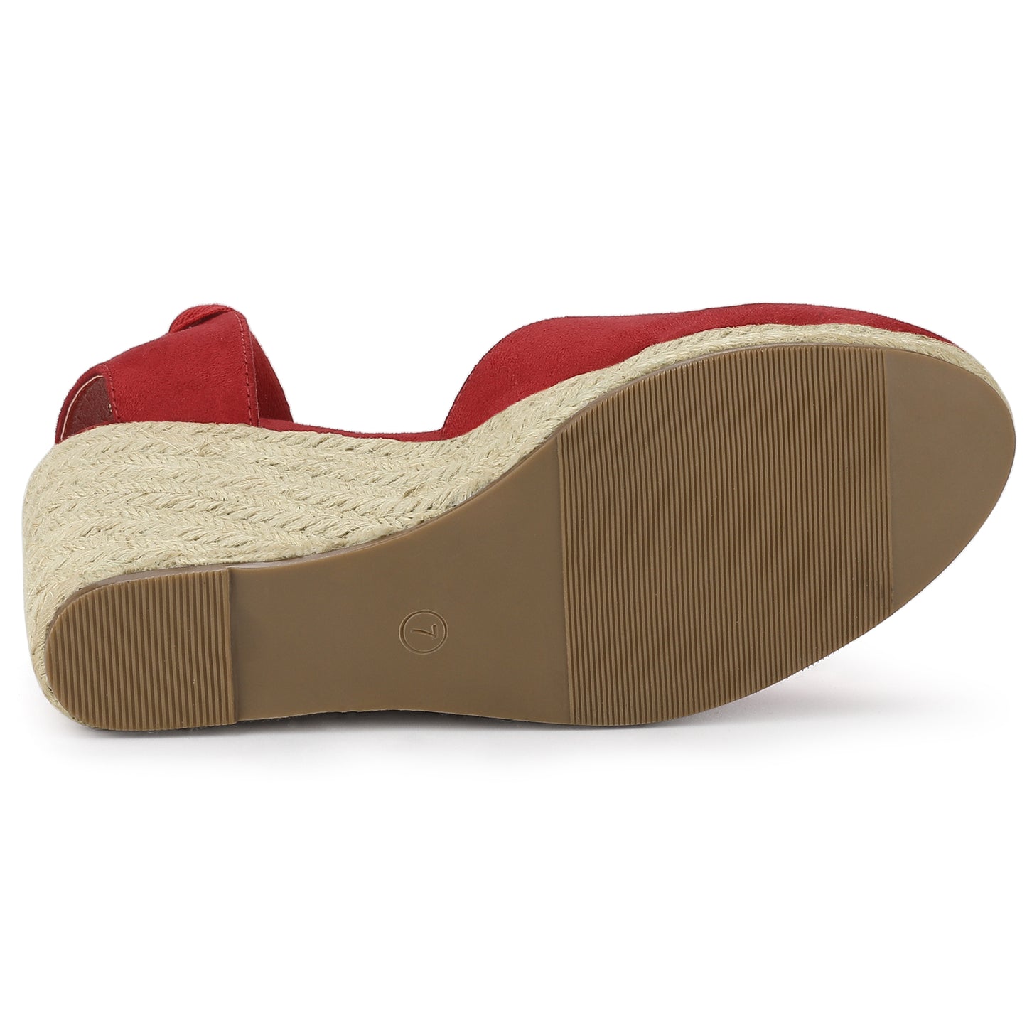 Sandalias de plataforma con cuña y cordones para mujer