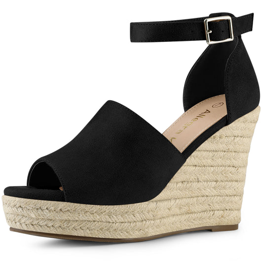 Women's Espadrilles Platform Heels Wedges Sandals