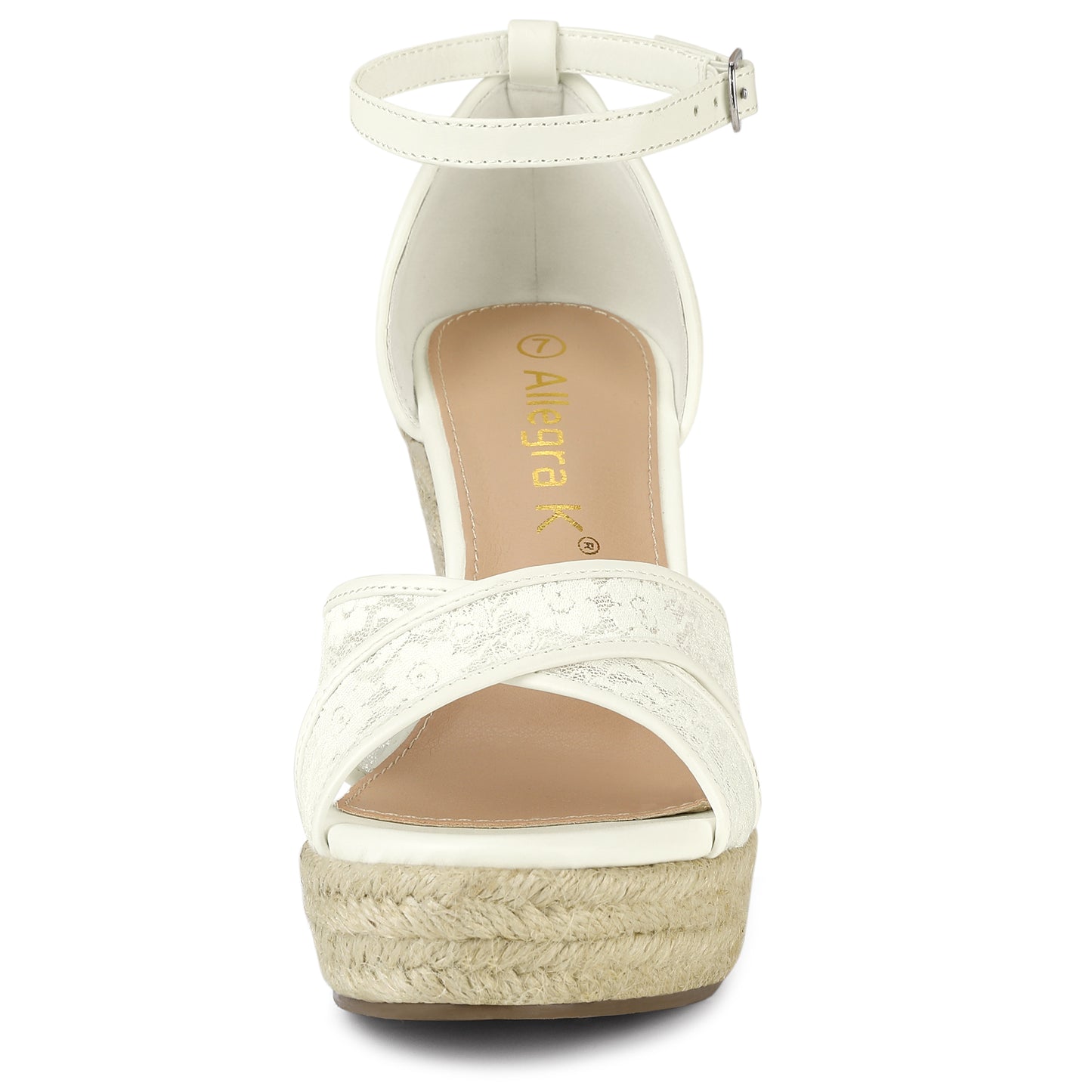 Women's Ankle Strap Espadrille Wedge Heel Sandals