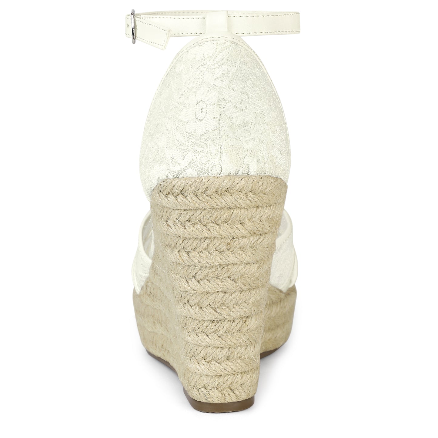 Women's Ankle Strap Espadrille Wedge Heel Sandals