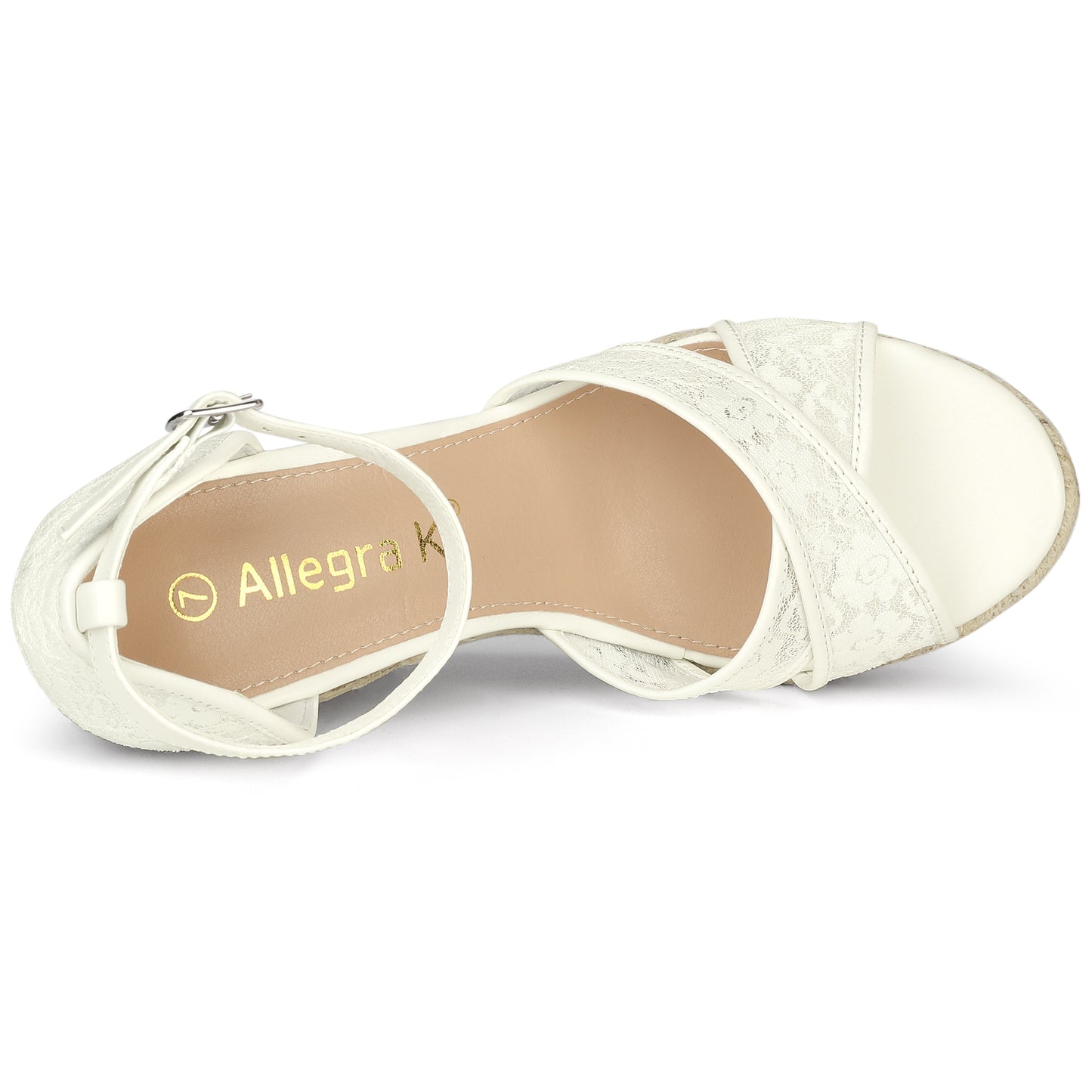 Women's Ankle Strap Espadrille Wedge Heel Sandals