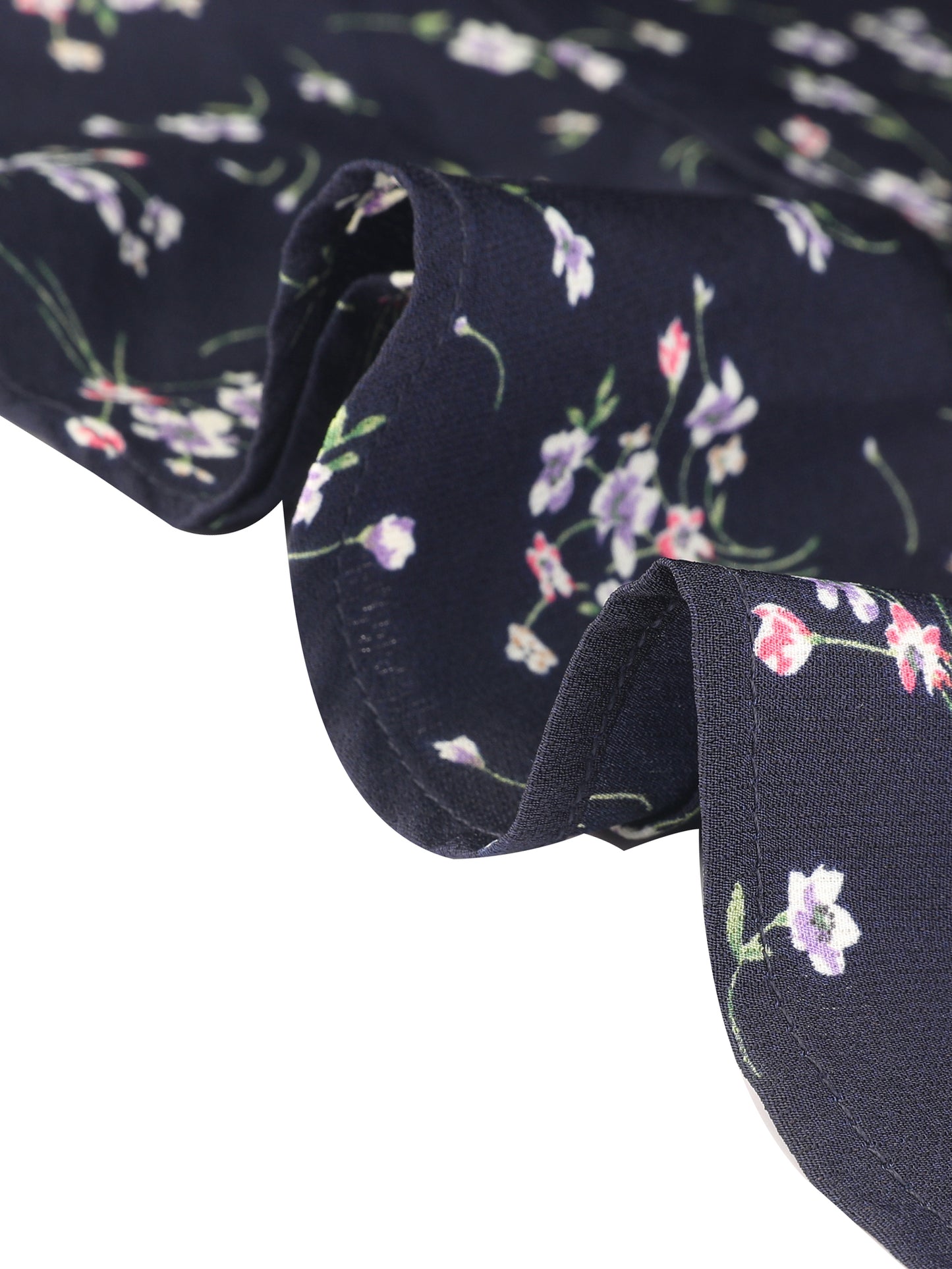 Faldas midi florales para mujer, de verano, con volantes, cintura alta, fluidas, corte A, con abertura hasta la rodilla