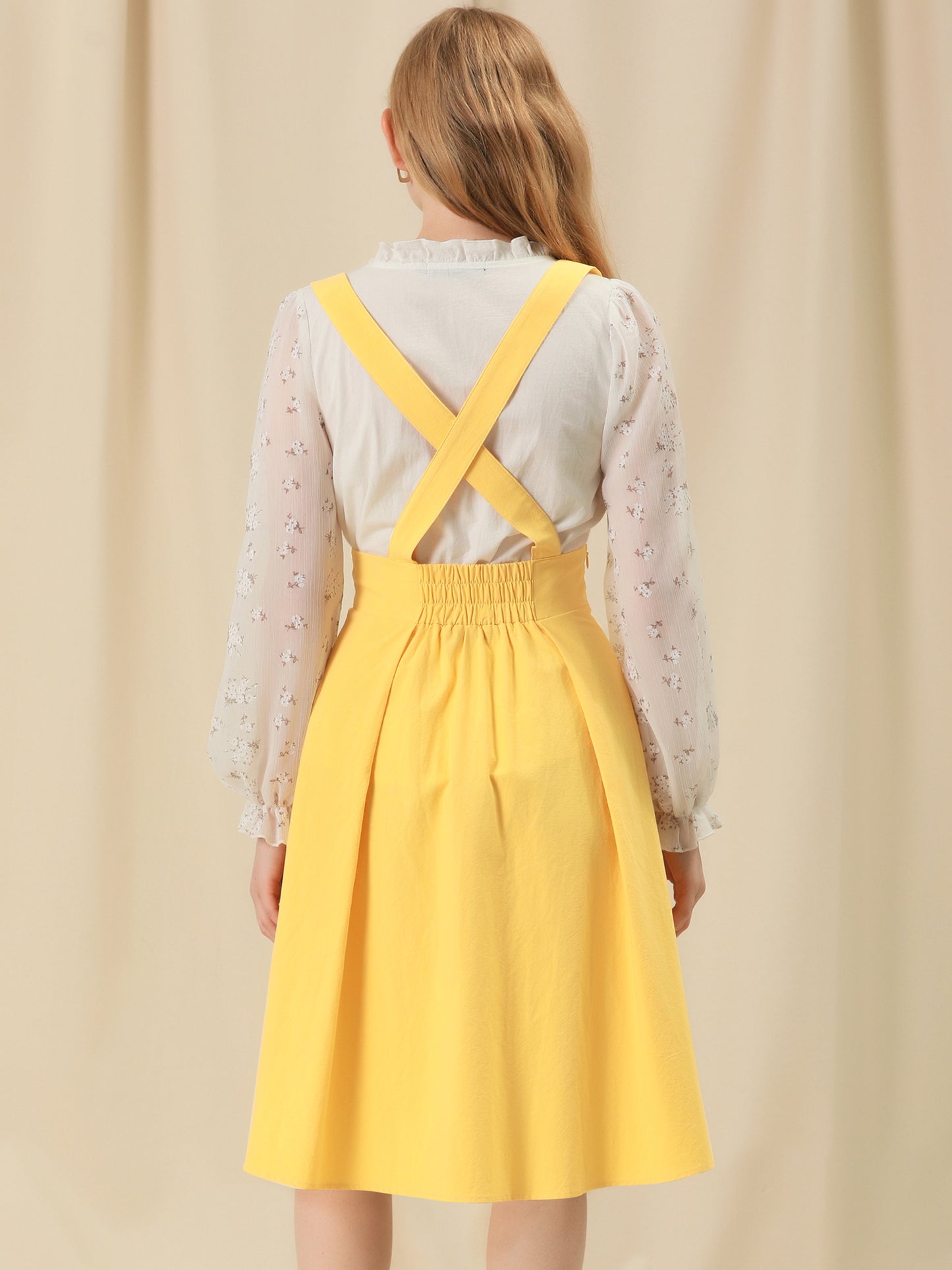 Falda con tirantes y cintura alta para mujer, mono, corsé, falda skater, minivestido corto