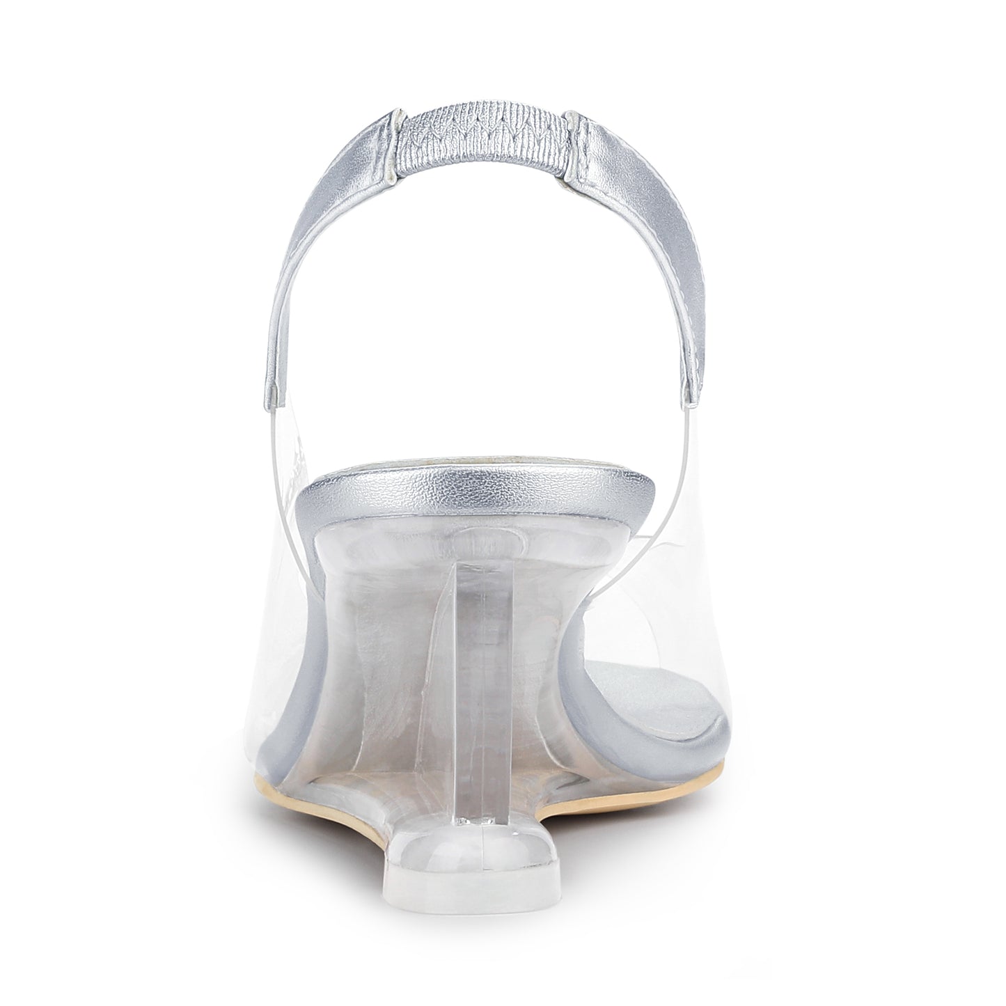Sandalias de mujer con punta abierta, tacones de cuña transparentes y diamantes de imitación