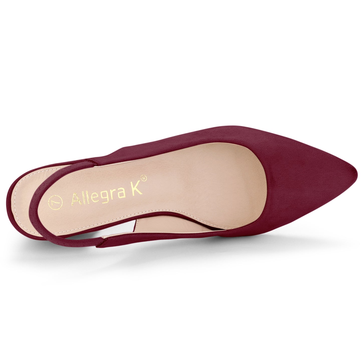 Zapatos de tacón de bloque con punta puntiaguda para mujer
