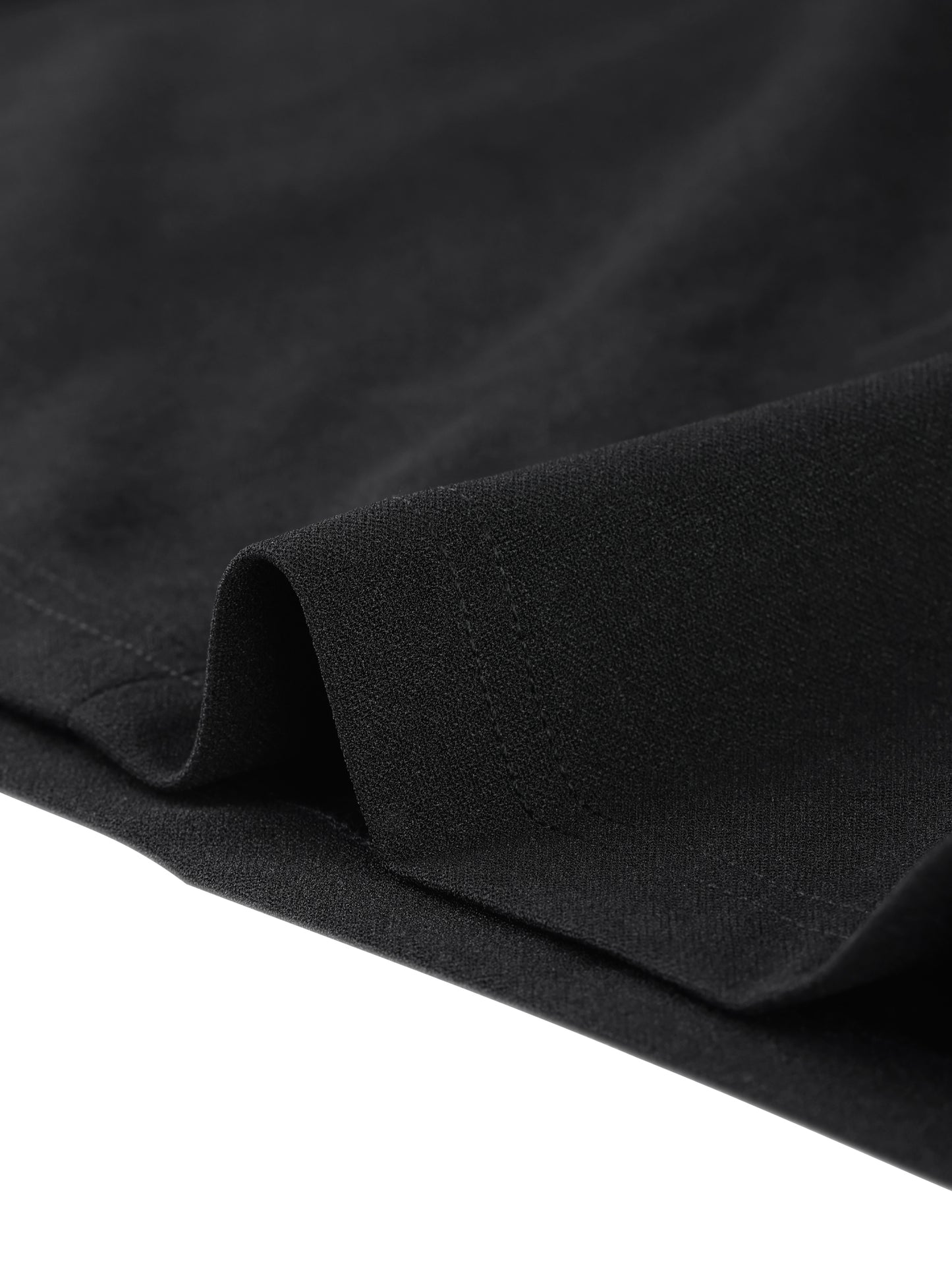 Women's High Waist Zip Slit Knee Length Pencil Lace Panel Stretchy Work Skirt