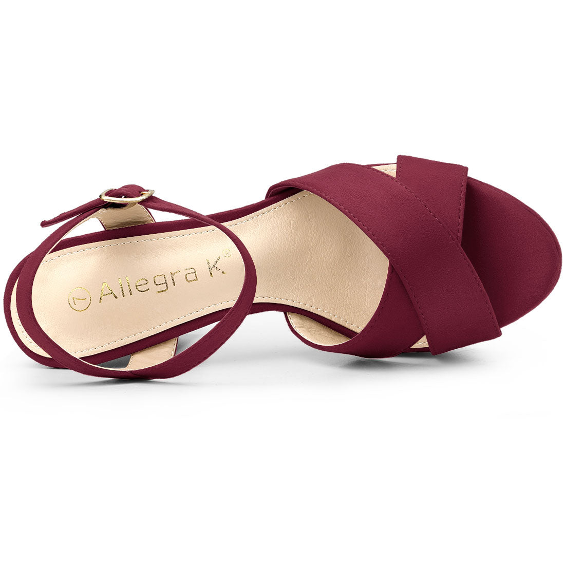 Women's Platform Chunky Heel Slingback Sandals