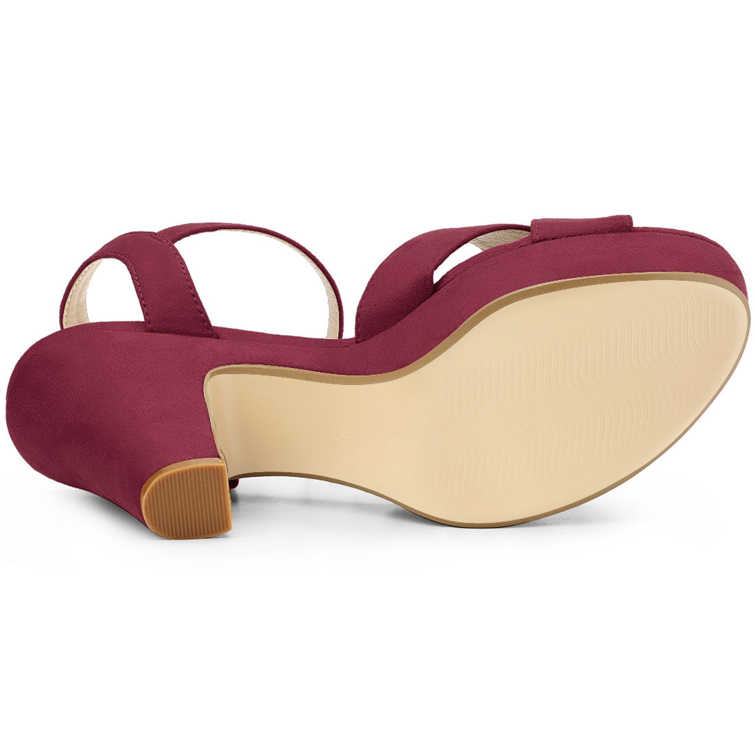 Women's Platform Chunky Heel Slingback Sandals