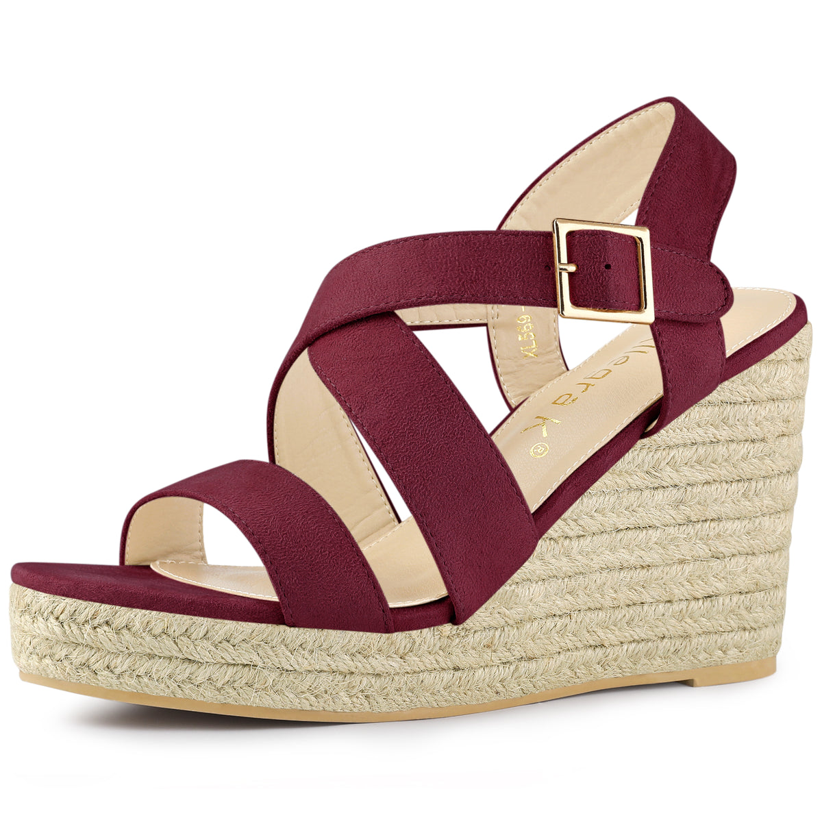 Women's Espadrilles Platform Slingback Wedges Sandals