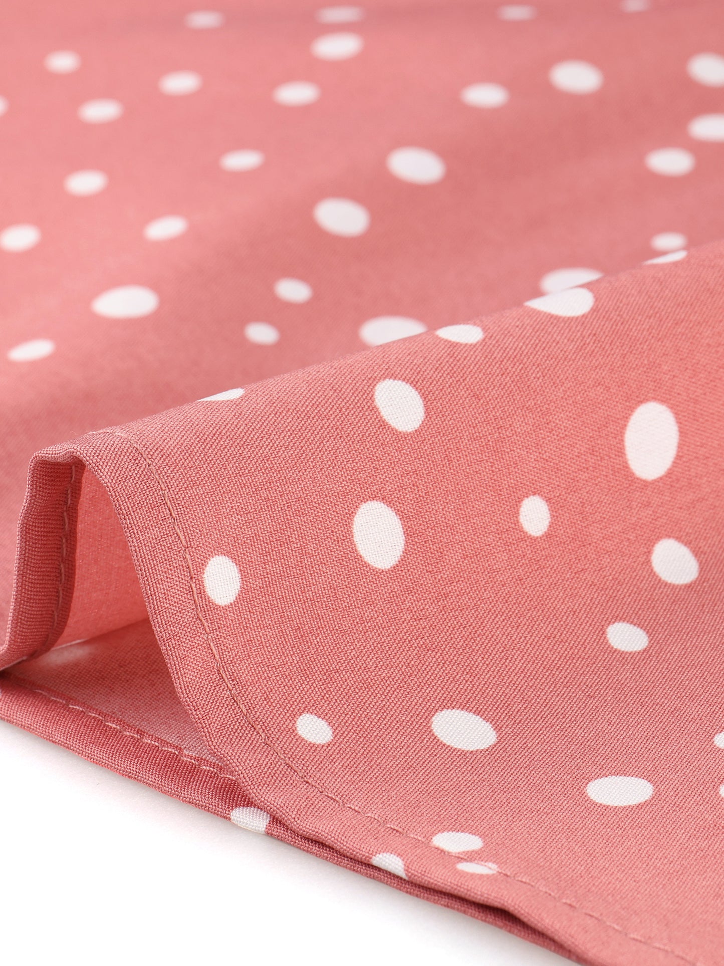 Women's Polka Dots Ruffle Chiffon V Neck Blouse Cap Sleeve Summer Top