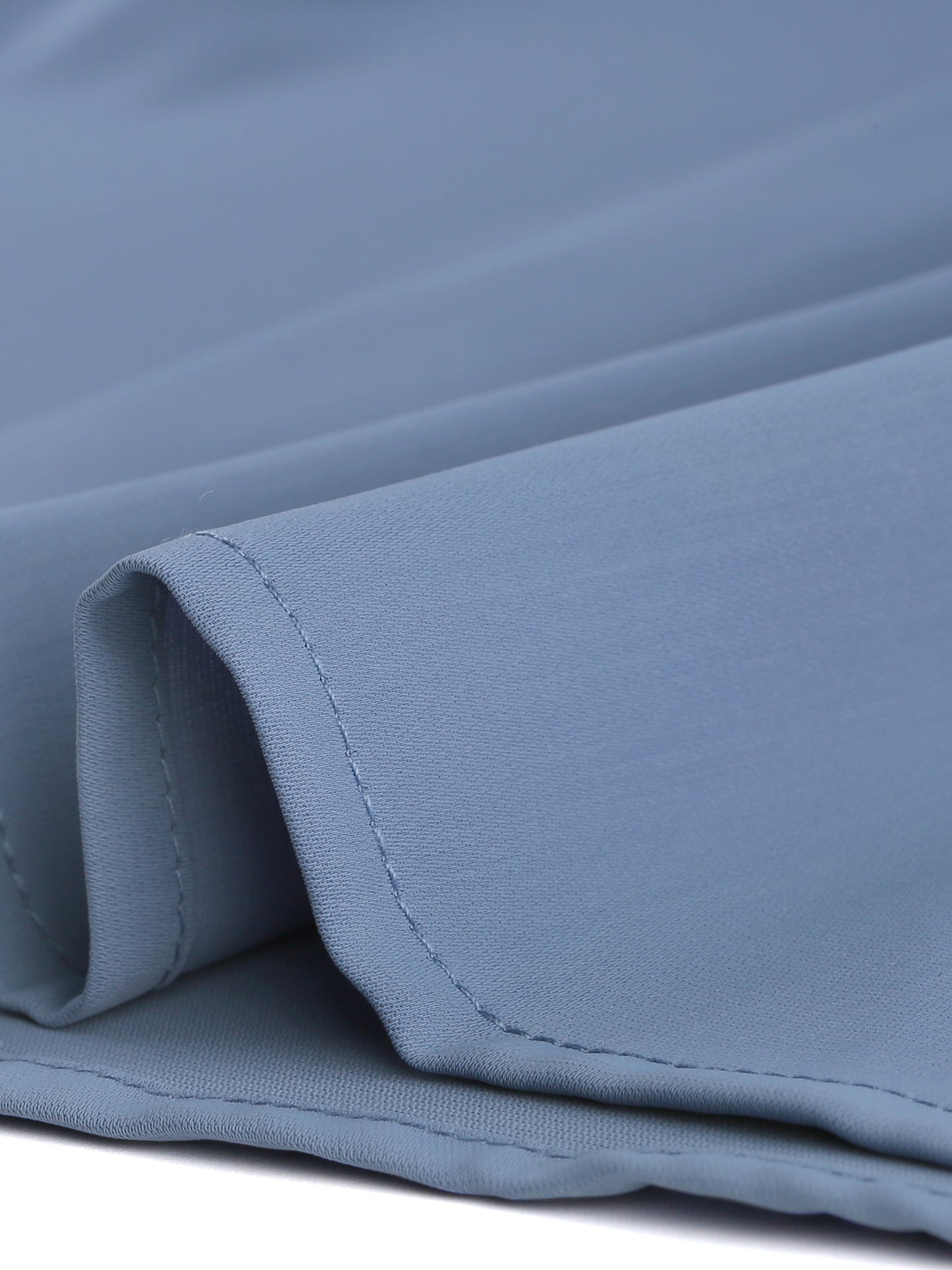 Women's V Neck Long Sleeve Business Casual Contrast Color Piped Button Up Chiffon Blouse Shirt