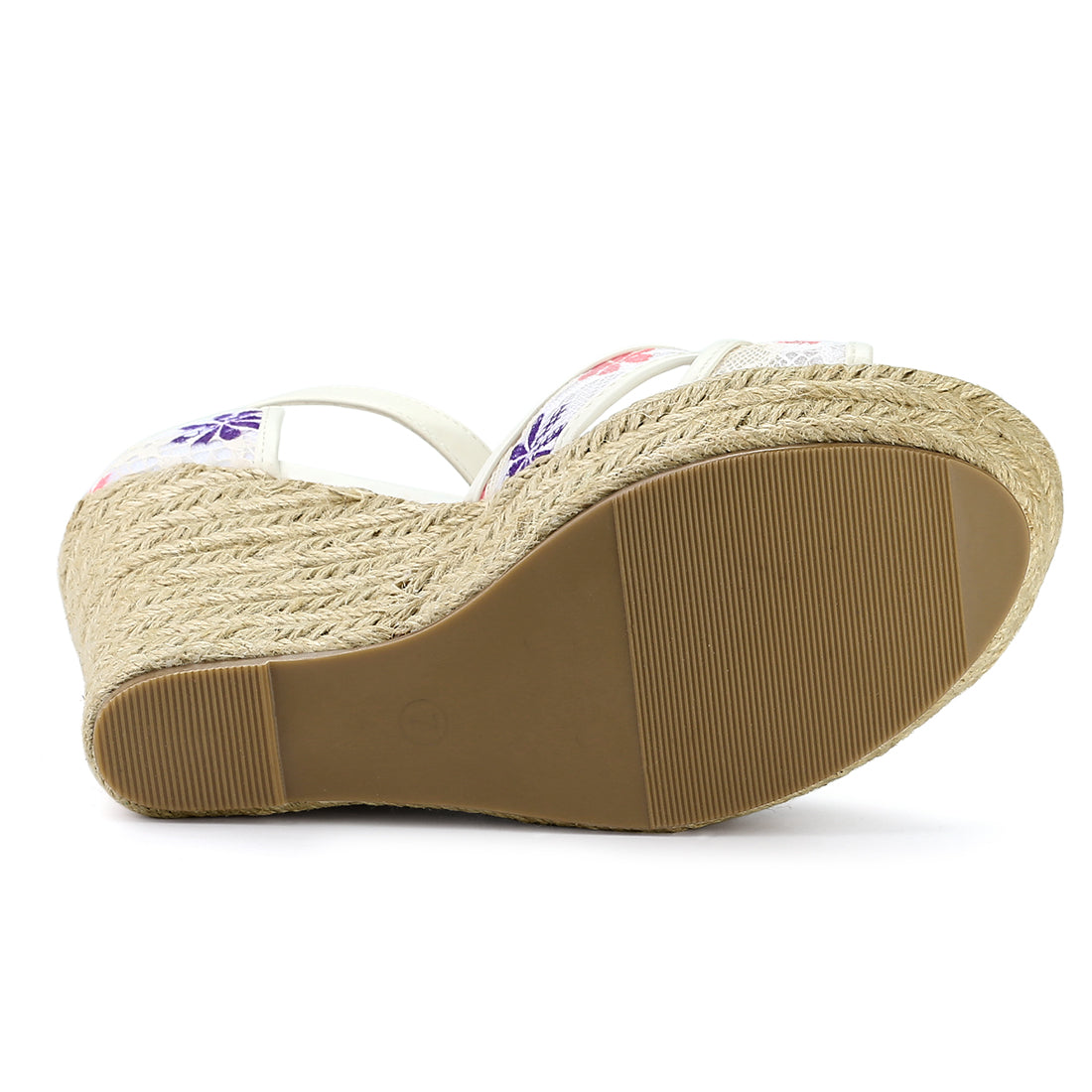 Women's Ankle Strap Espadrille Wedge Heel Sandals
