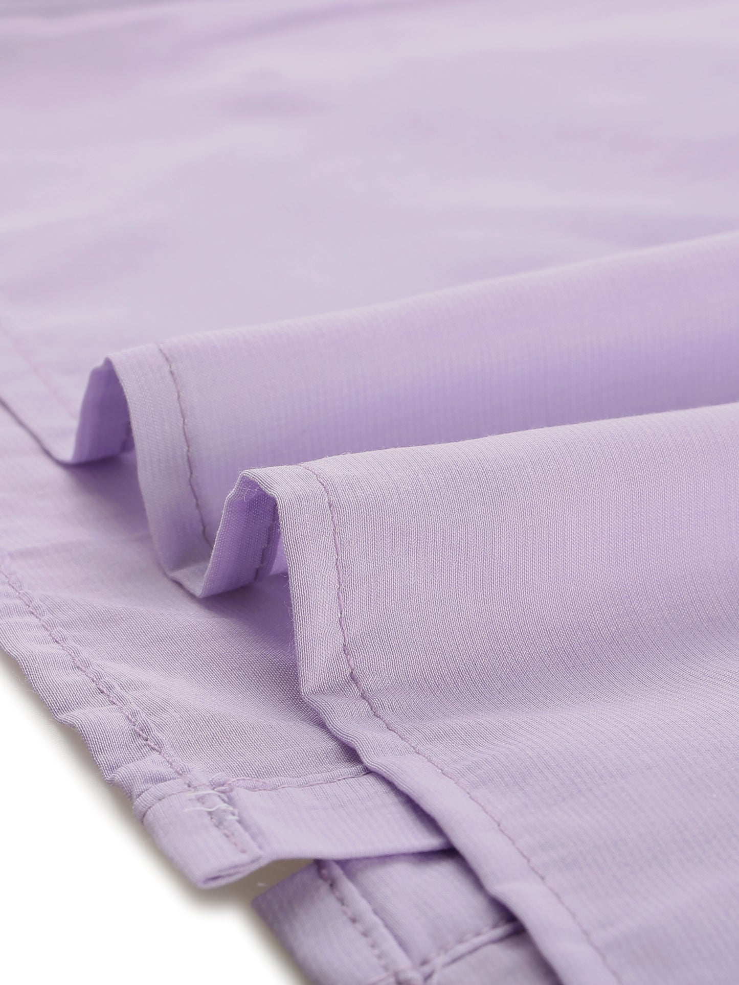 Women's Lace Panel 3/4 Sleeve Round Neck Button Down Blouse