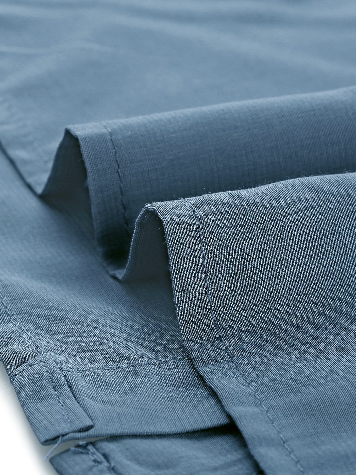 Women's Lace Panel 3/4 Sleeve Round Neck Button Down Blouse