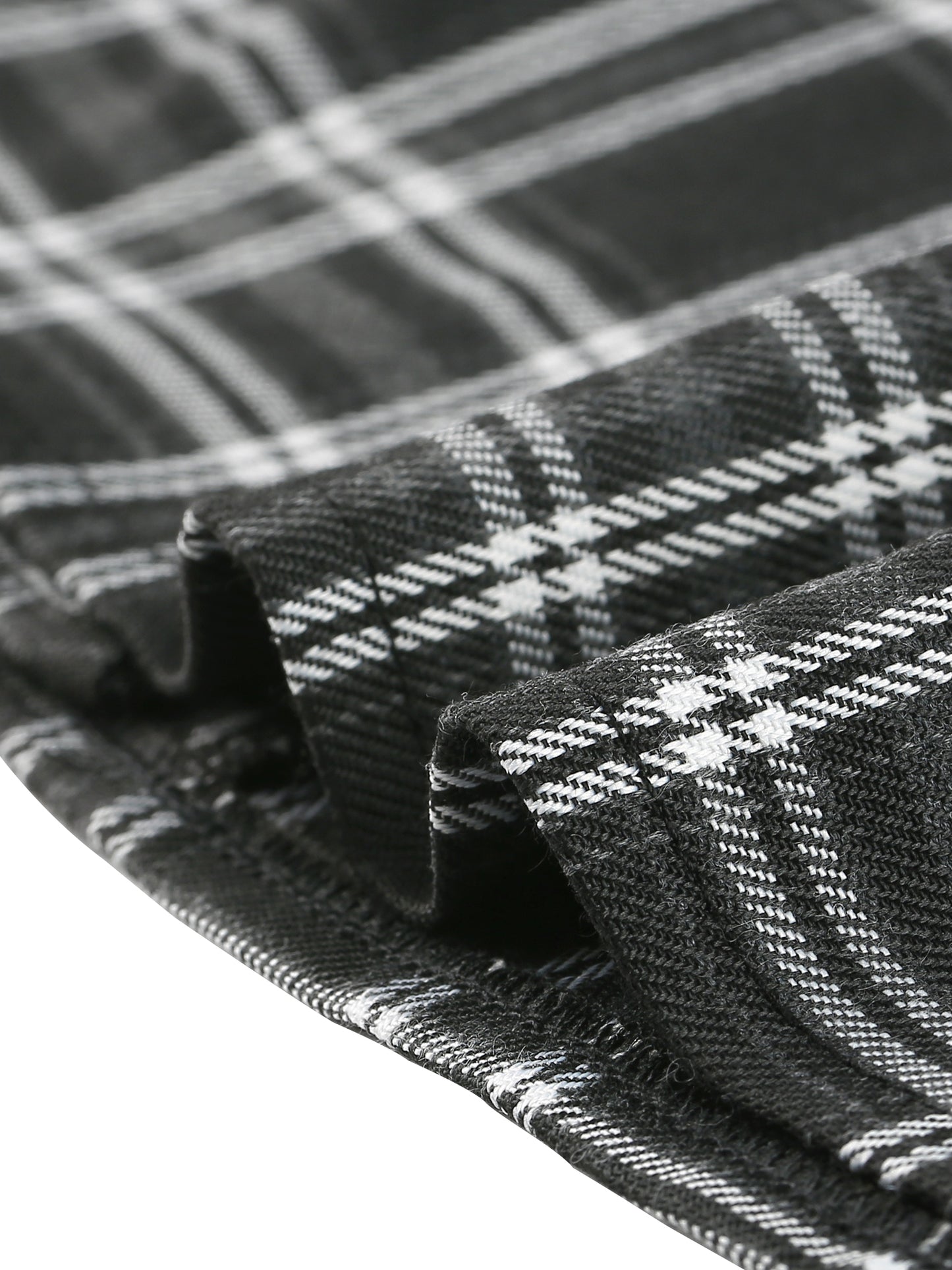 Mono a cuadros para mujer, escote en V, corte A, botones delanteros, plisado, falda con tirantes