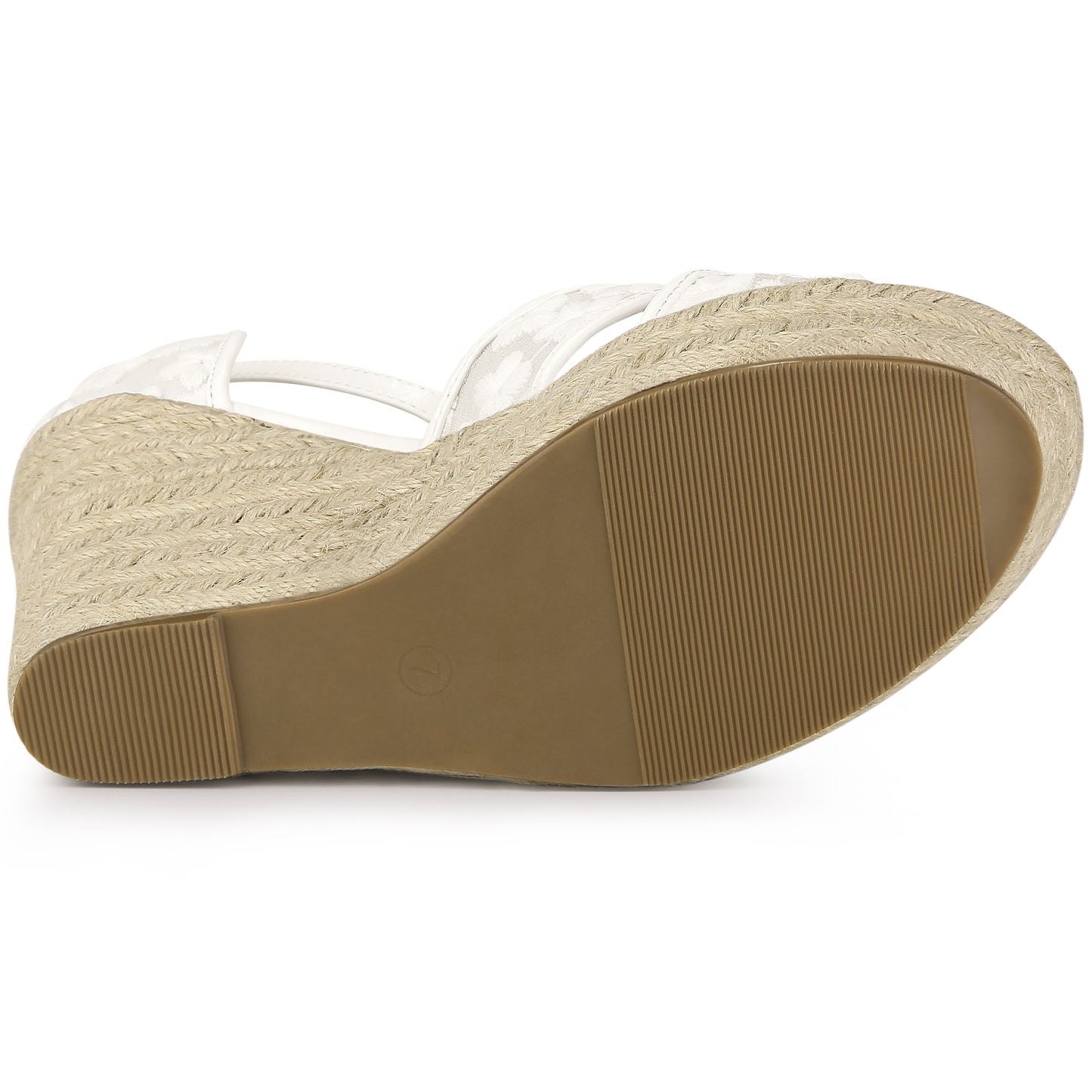 Women's Ankle Strap Espadrille Wedge Heel Sandals