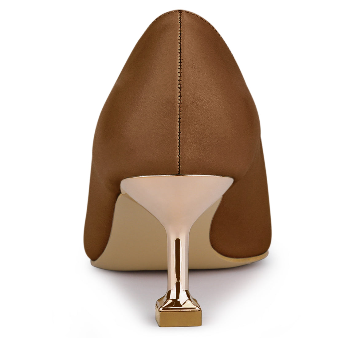 Women's Pointed Toe Low Kitten Heel Pumps