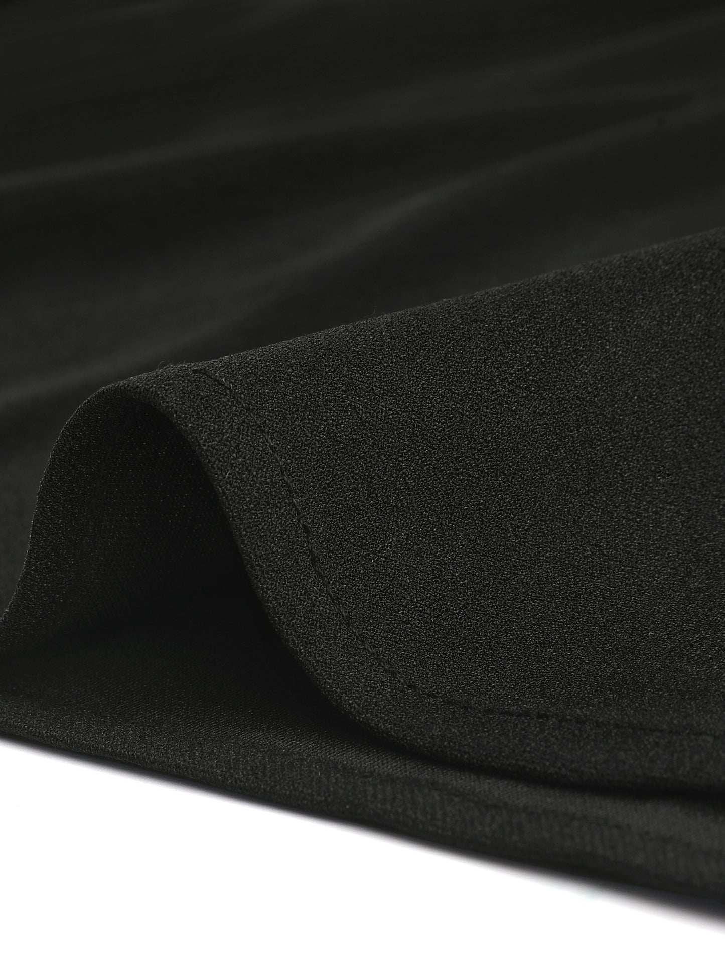 Women's Gothic Elastic Waisted A-Line Below Knee High Slit Skirt