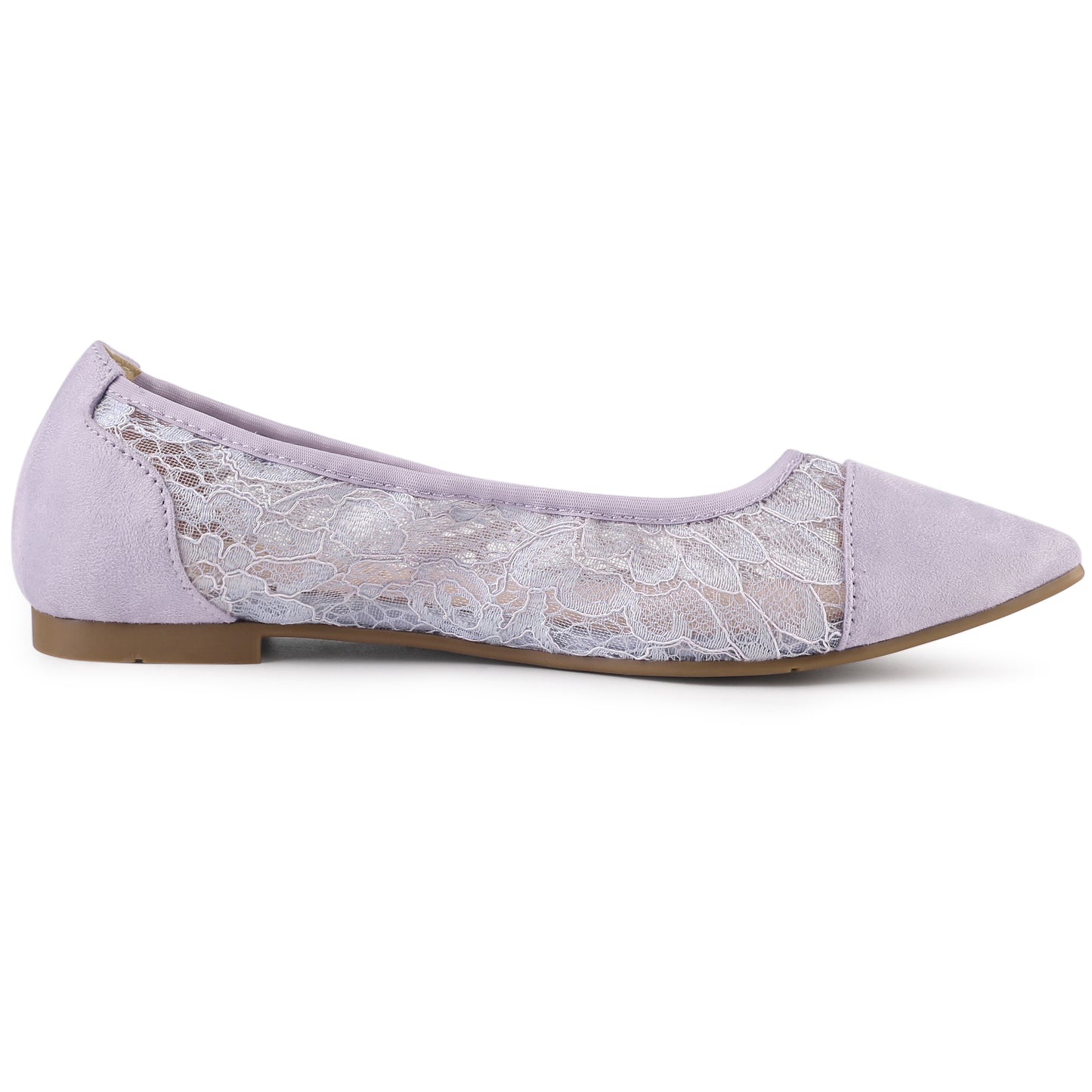 Women's Pointed Toe Slip On Mesh Flats