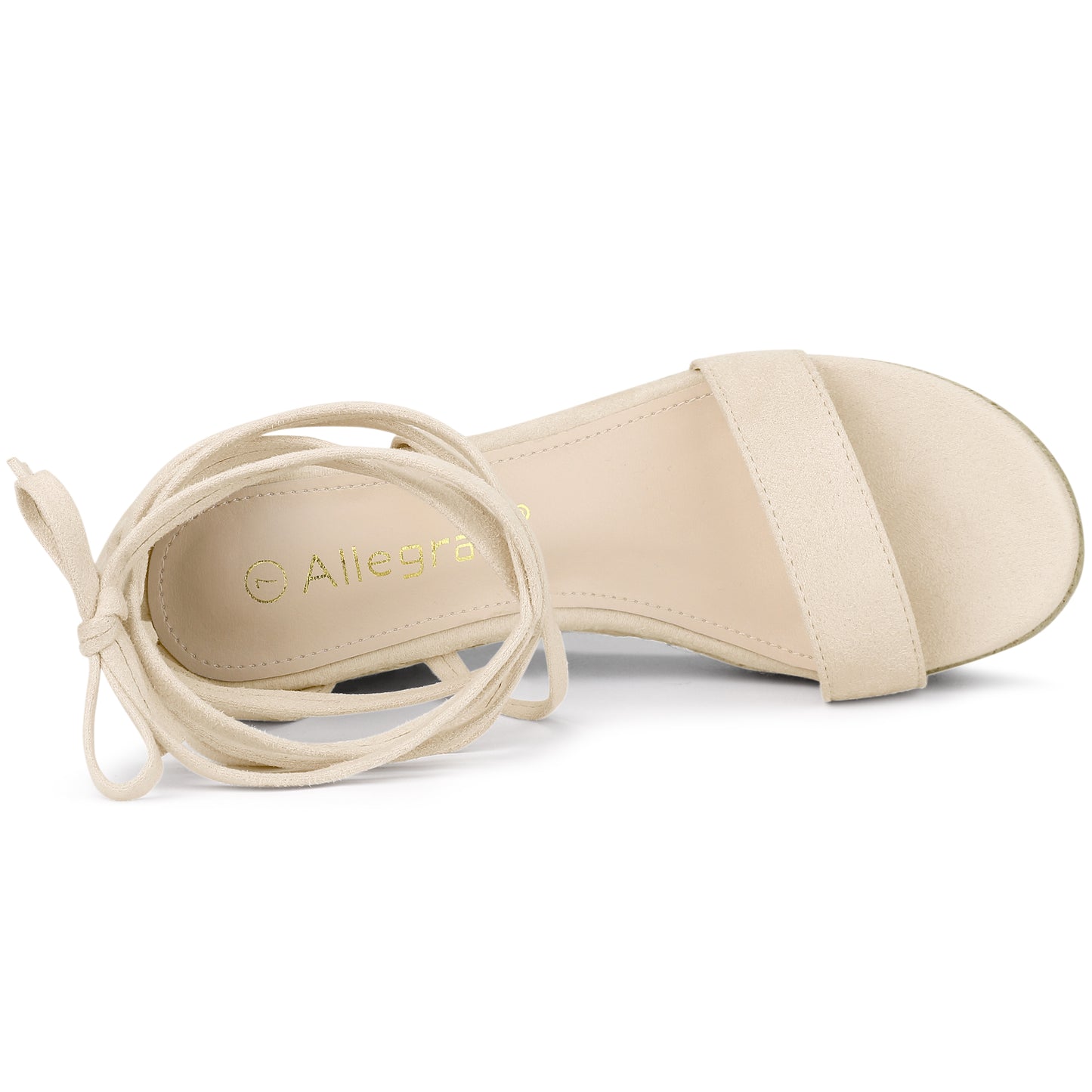 Women's Espadrille Platform Lace Up Wedge Heels Sandals