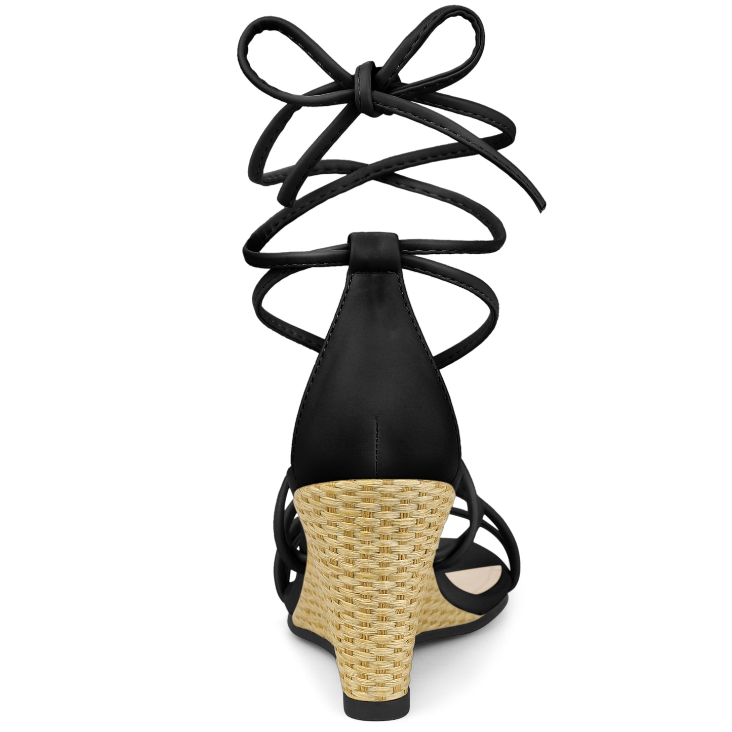 Women's Lace Up Strappy Wedge Heels Sandals