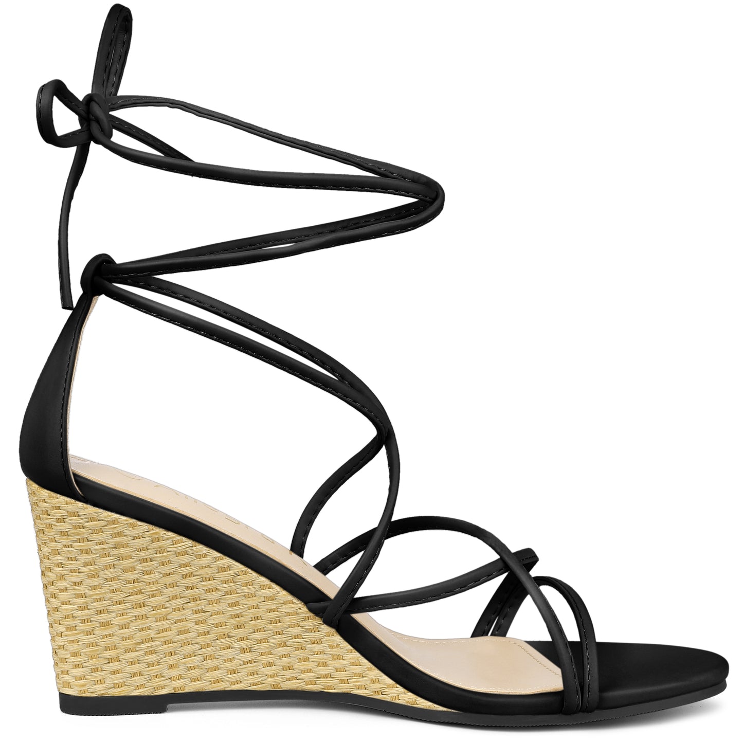 Women's Lace Up Strappy Wedge Heels Sandals