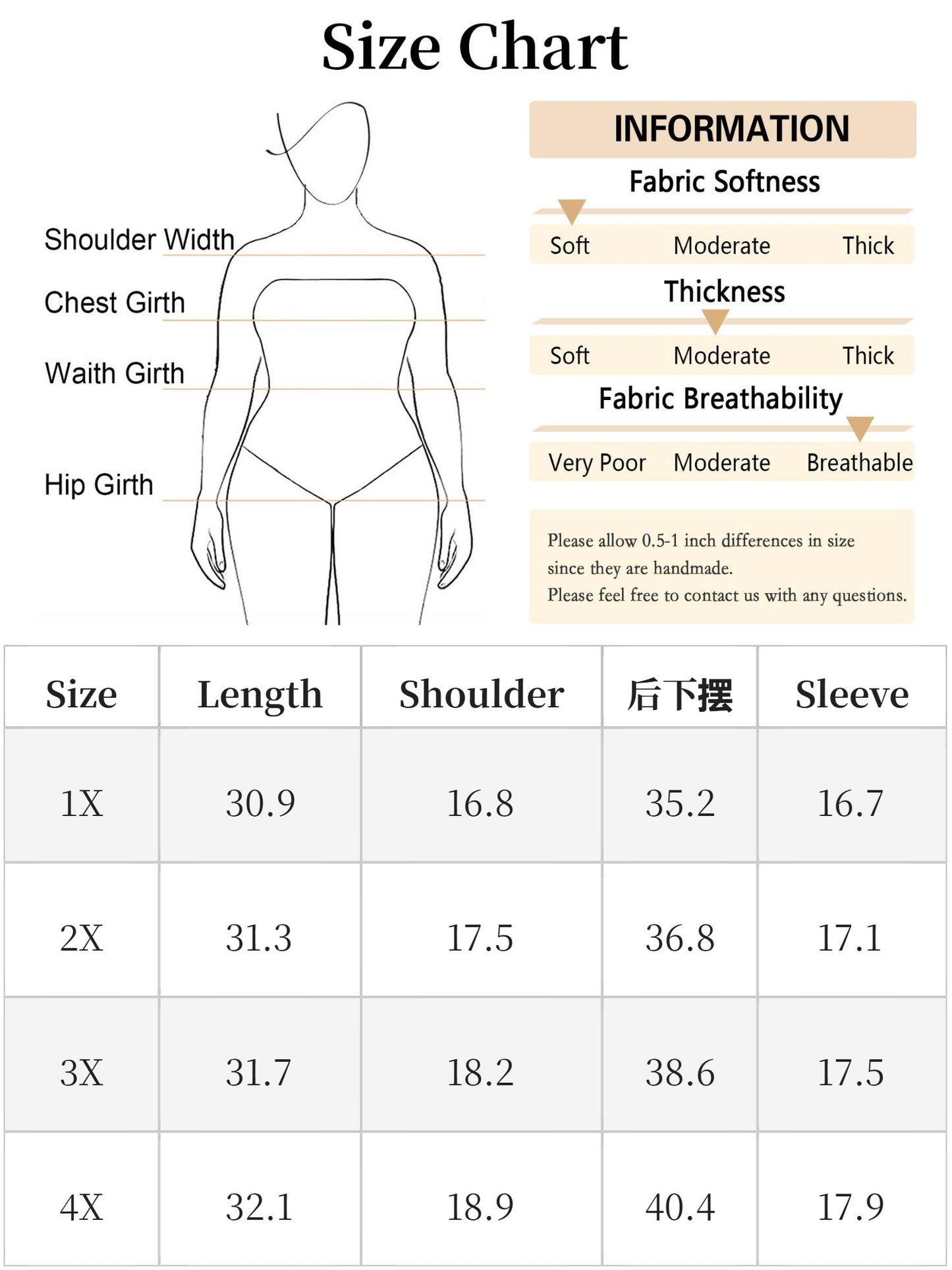 Women Plus Size Cardigans Open Front 3/4 Sleeves Crochet Cover Ups